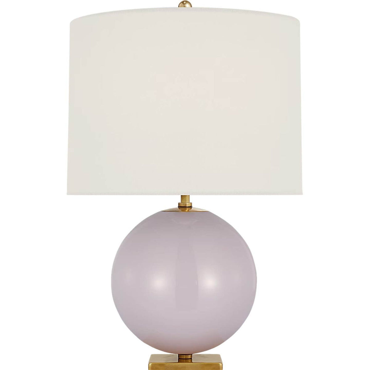 kate spade new york Elsie Table Lamp in Lilac with Linen Shade W16" x H25.5"