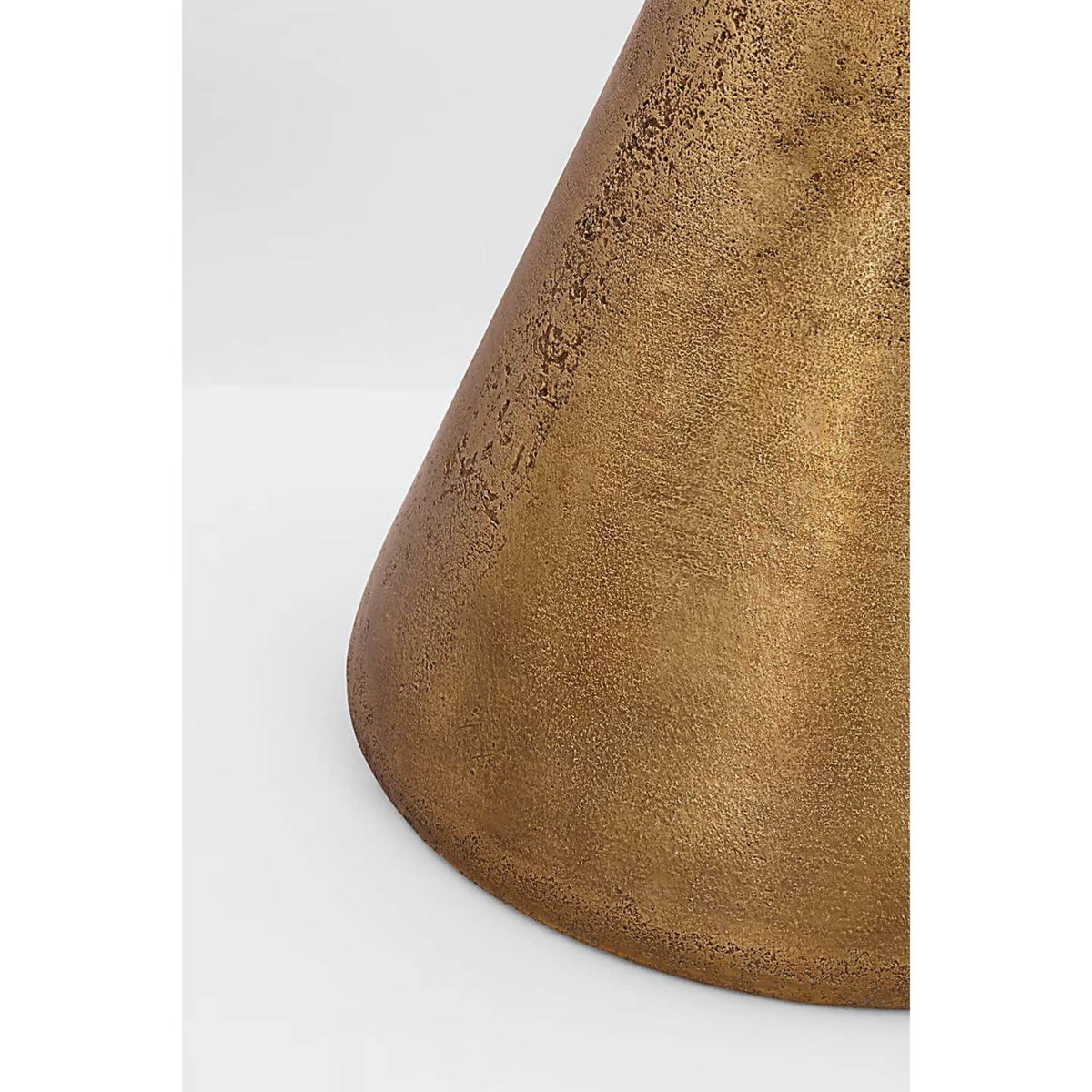 Kelly Wearstler Zealous 62" Floor Lamp in Museum Brass with Linen Shade W26" x H61.5"