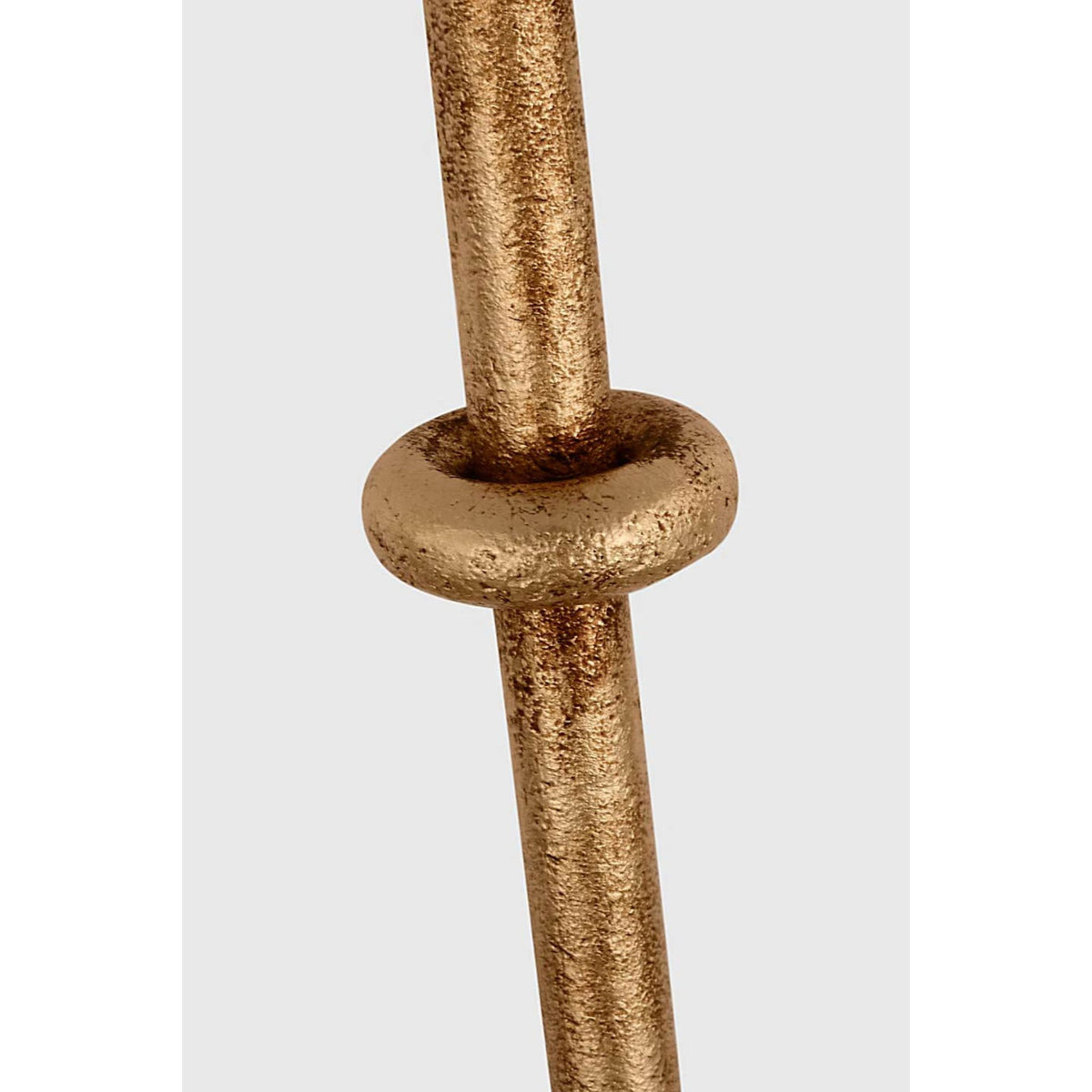 Kelly Wearstler Zealous 62" Floor Lamp in Museum Gild with Linen Shade W26" x H61.5"