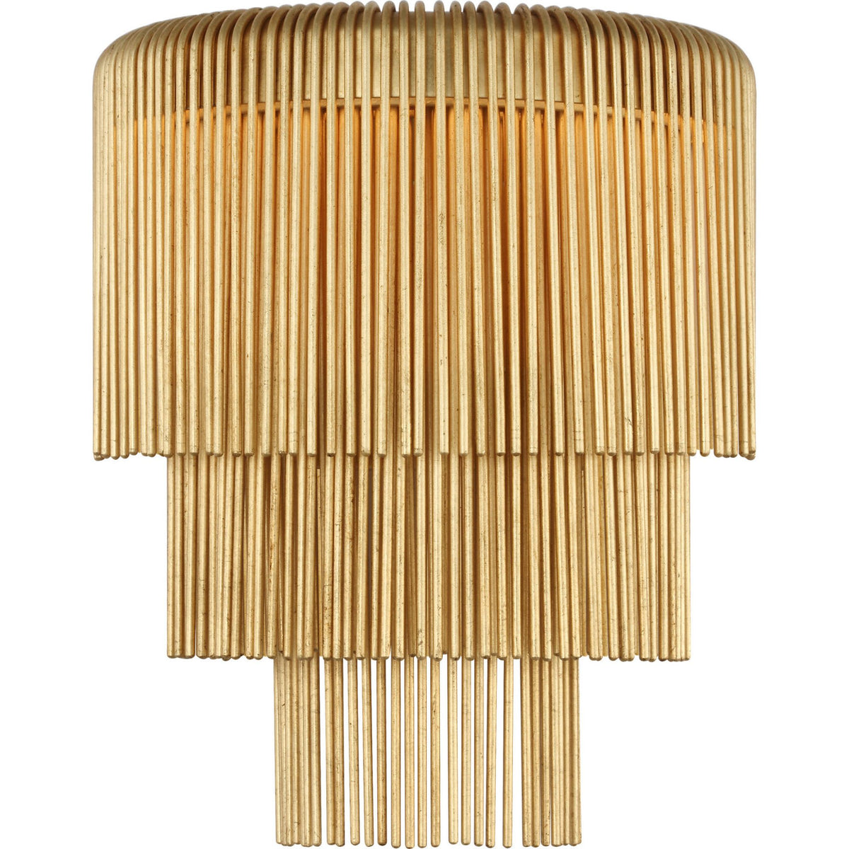 Kelly Wearstler Differo 8" Layered Sconce in Gild W8.25" x H10" x E4.75"
