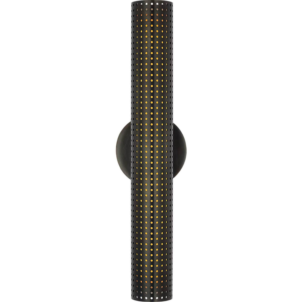 Kelly Wearstler Precision 18" Bullet Sconce in Bronze with White Glass W4.5" x H18" x E4"