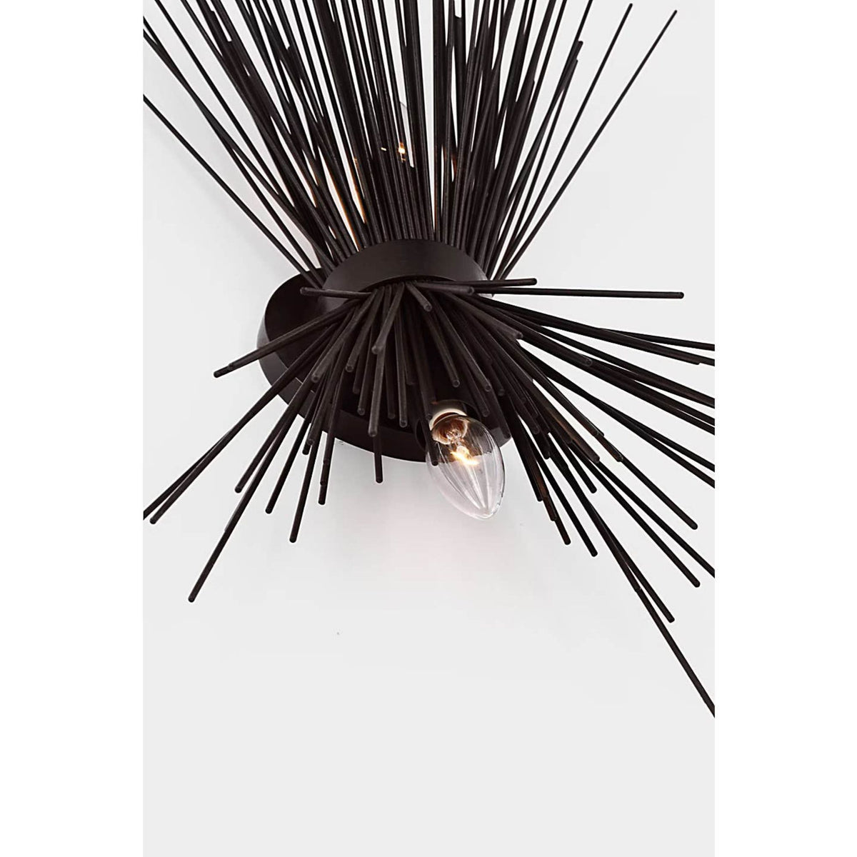 Kelly Wearstler Strada Medium Sconce in Aged Iron W8" x H25" x E4.75"