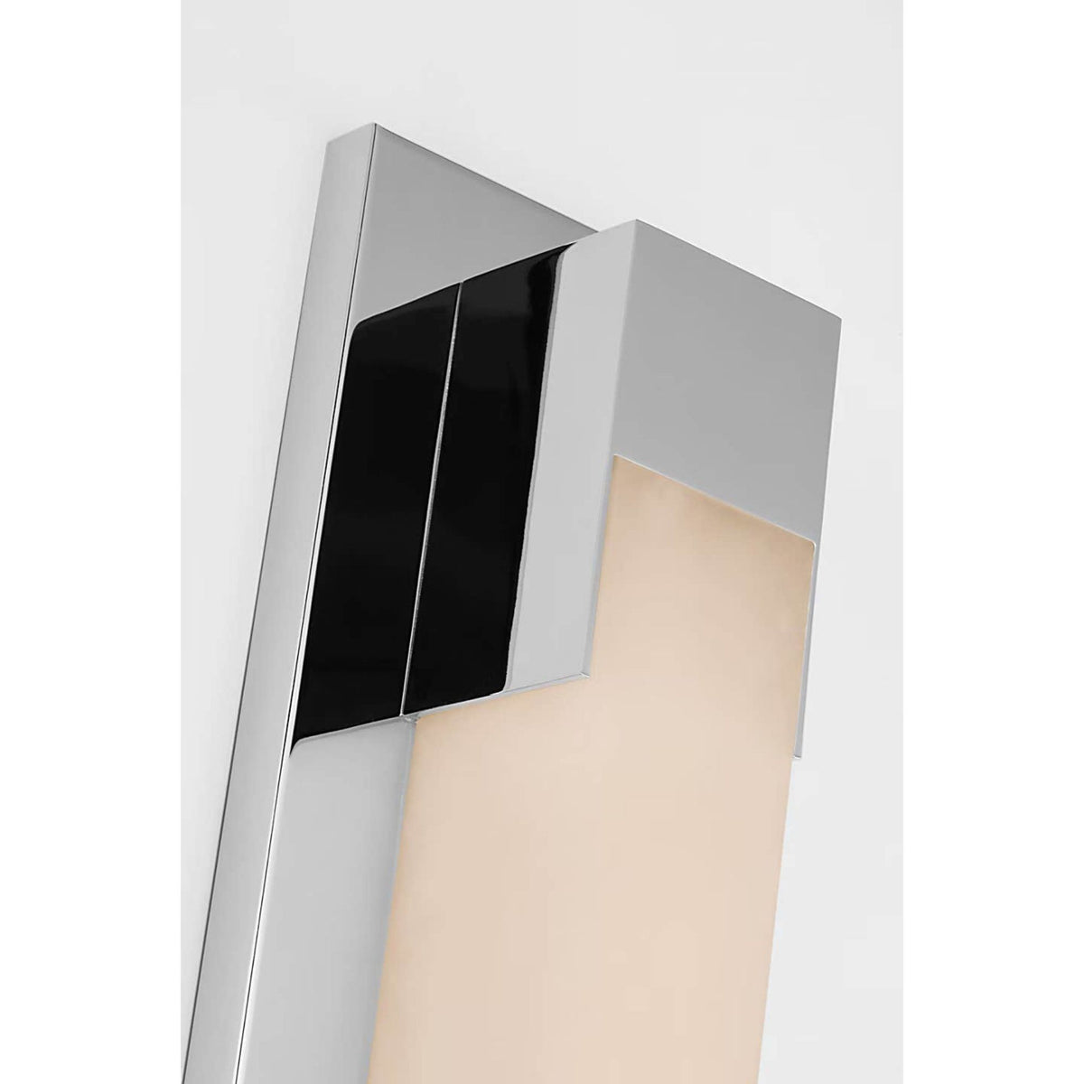 Kelly Wearstler Covet 26" Bracketed Bath Light in Polished Nickel with Alabaster W4.5" x H26.25" x E2.75"