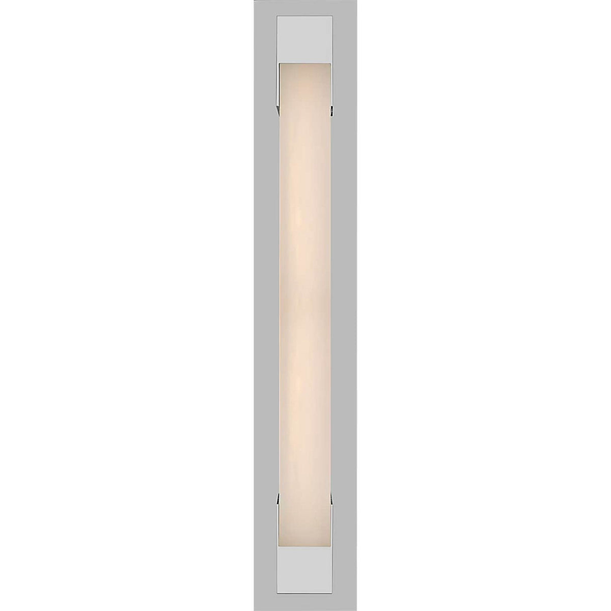 Kelly Wearstler Covet 26" Bracketed Bath Light in Polished Nickel with Alabaster W4.5" x H26.25" x E2.75"