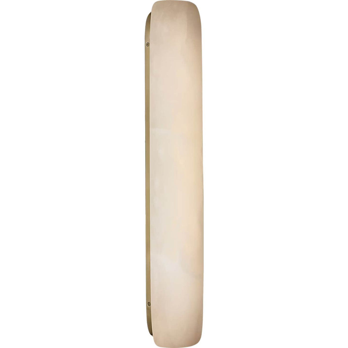 Kelly Wearstler Formosa 26" Linear Sconce in Alabaster and Antique-Burnished Brass W4.75" x H25.75" x E3.25"