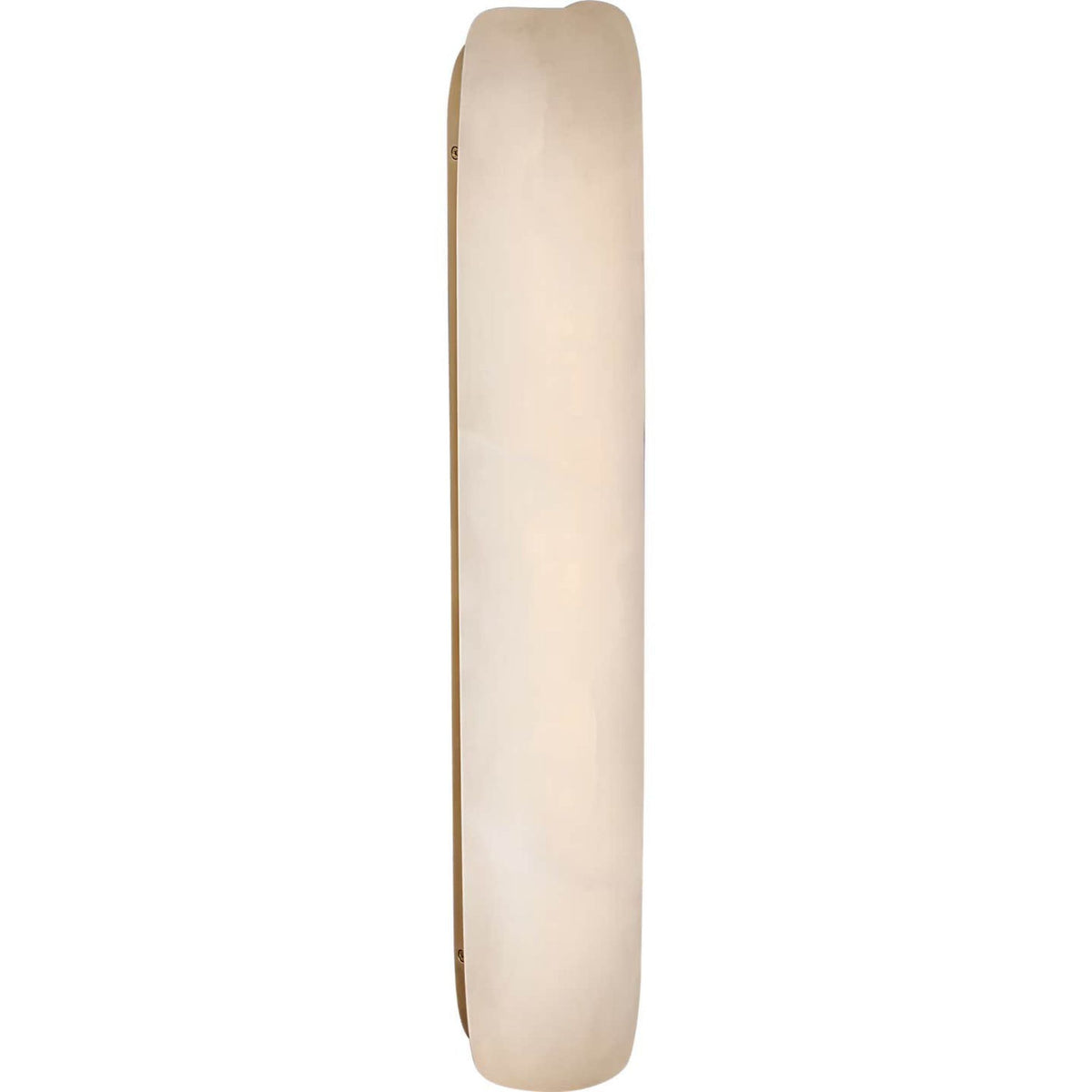 Kelly Wearstler Formosa 26" Linear Sconce in Alabaster and Antique-Burnished Brass W4.75" x H25.75" x E3.25"