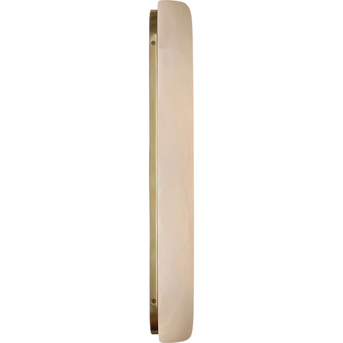 Kelly Wearstler Formosa 26" Linear Sconce in Alabaster and Antique-Burnished Brass W4.75" x H25.75" x E3.25"