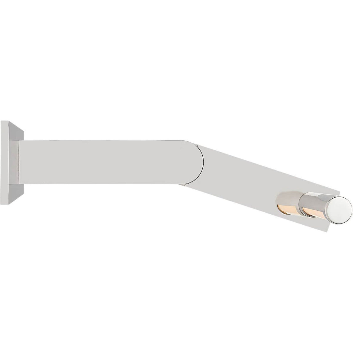 Kelly Wearstler Axis 18" Pivoting Library Light in Polished Nickel W18" x H3" - 6.25" x E12.25" - 13.25"