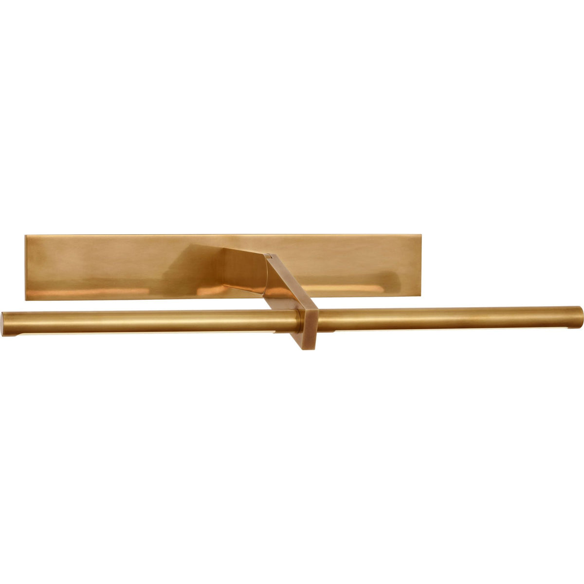 Kelly Wearstler Axis 25" Pivoting Library Light in Antique-Burnished Brass W24.5" x H3" - 6.25" x E12.25" - 13.25"
