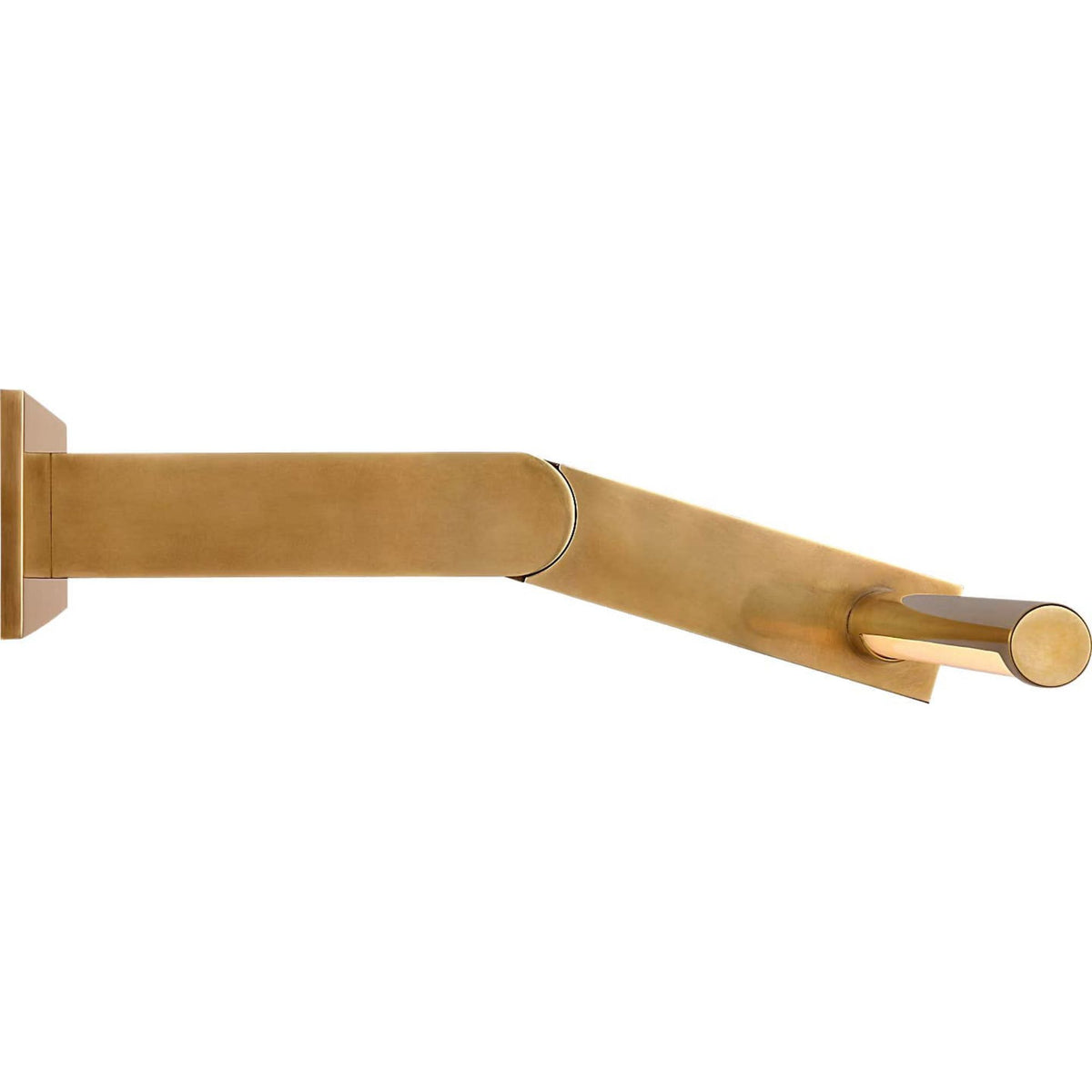 Kelly Wearstler Axis 25" Pivoting Library Light in Antique-Burnished Brass W24.5" x H3" - 6.25" x E12.25" - 13.25"