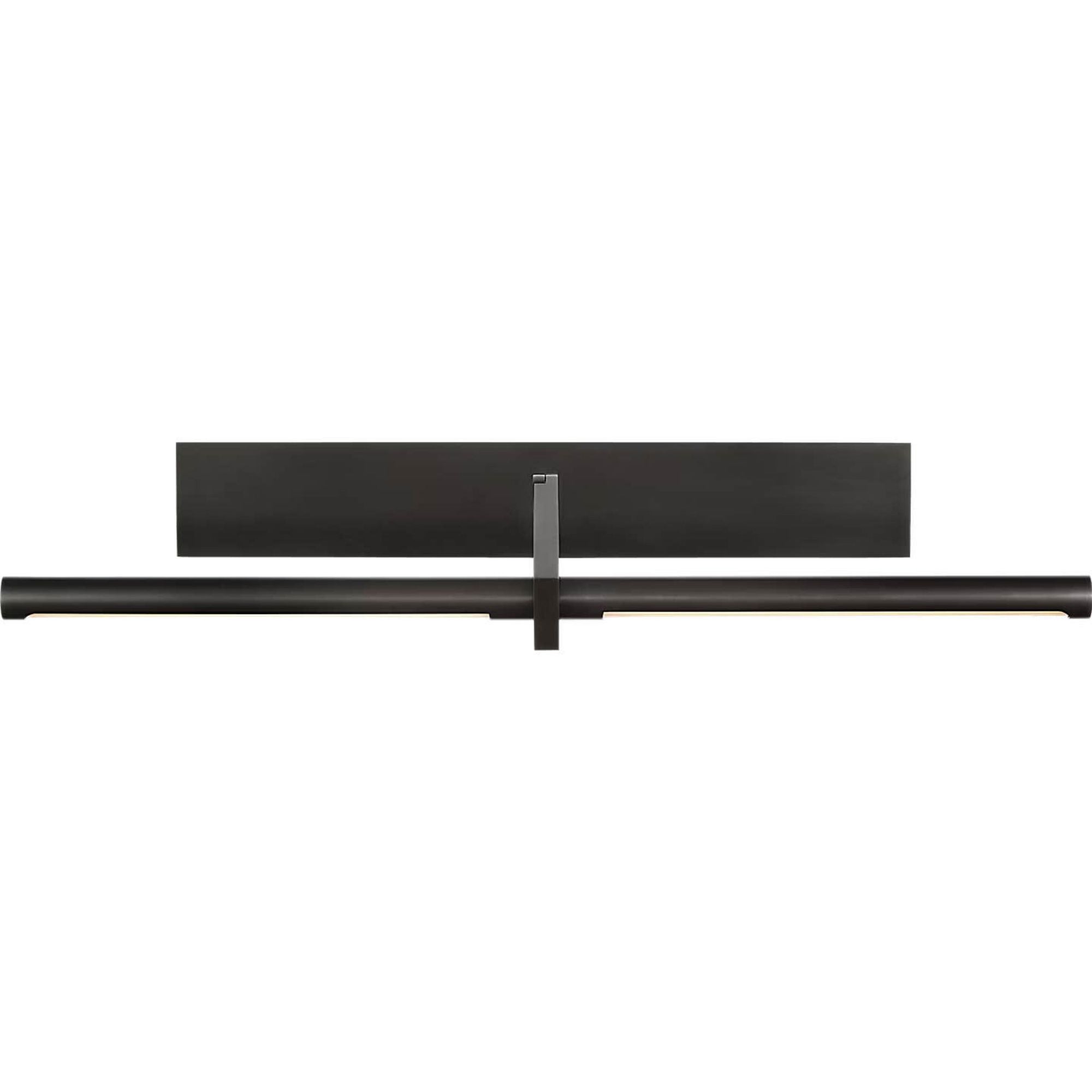 Kelly Wearstler Axis 25" Pivoting Library Light in Bronze W24.5" x H3" - 6.25" x E12.25" - 13.25"