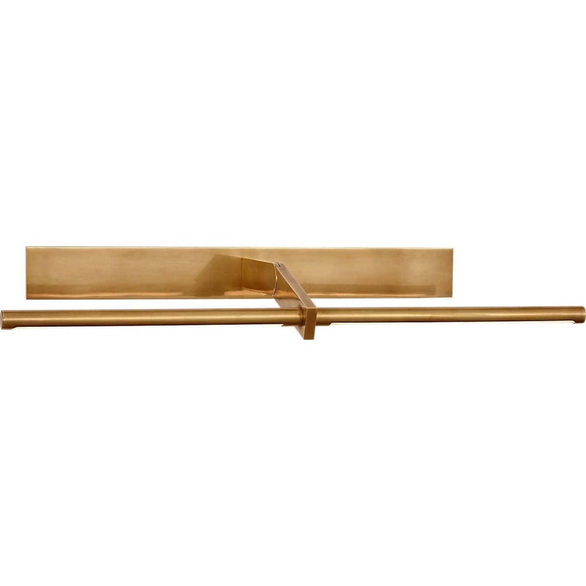 Kelly Wearstler Axis 32" Pivoting Library Light in Antique-Burnished Brass W31.5" x H3" - 6.25" x E12.25" - 13.25"
