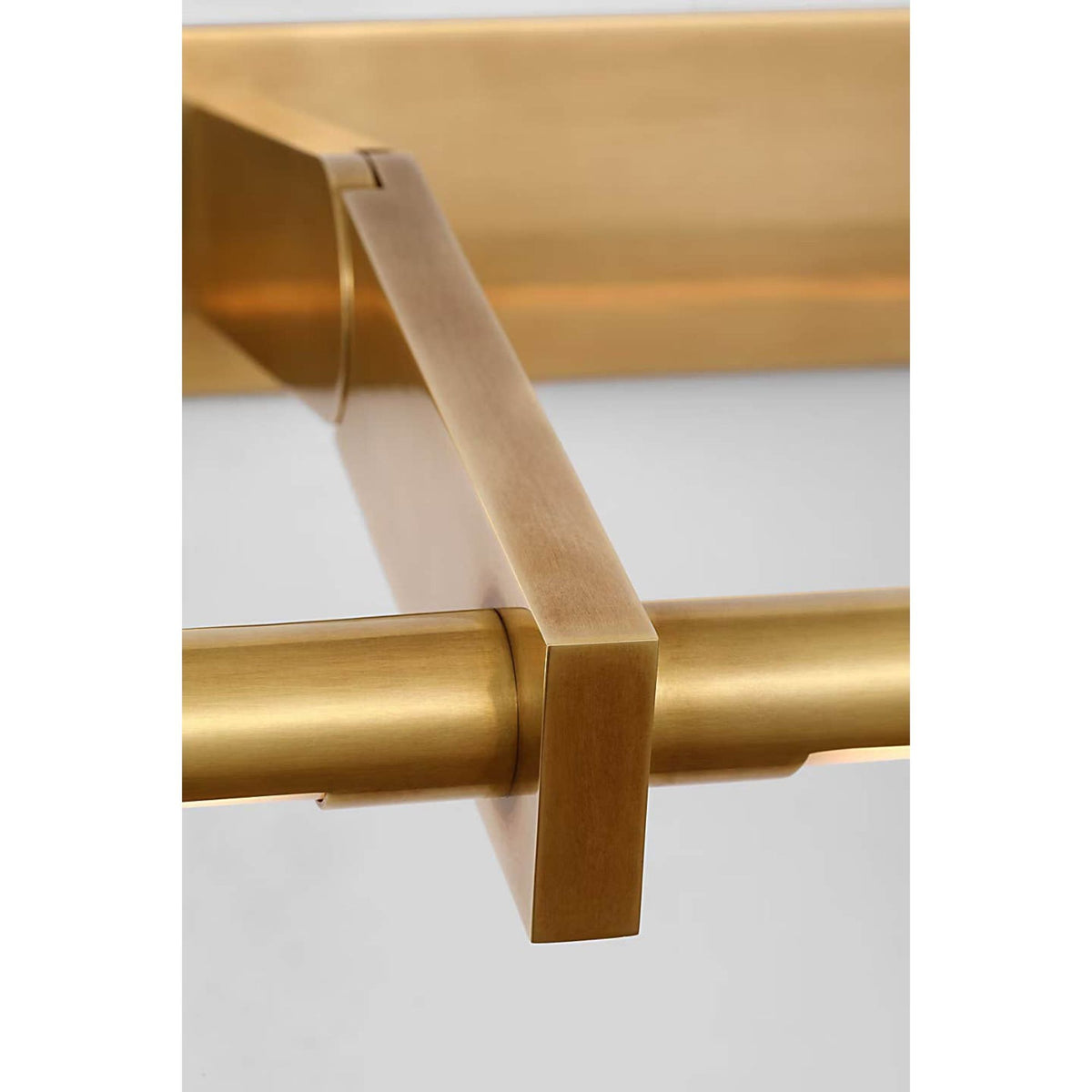 Kelly Wearstler Axis 32" Pivoting Library Light in Antique-Burnished Brass W31.5" x H3" - 6.25" x E12.25" - 13.25"