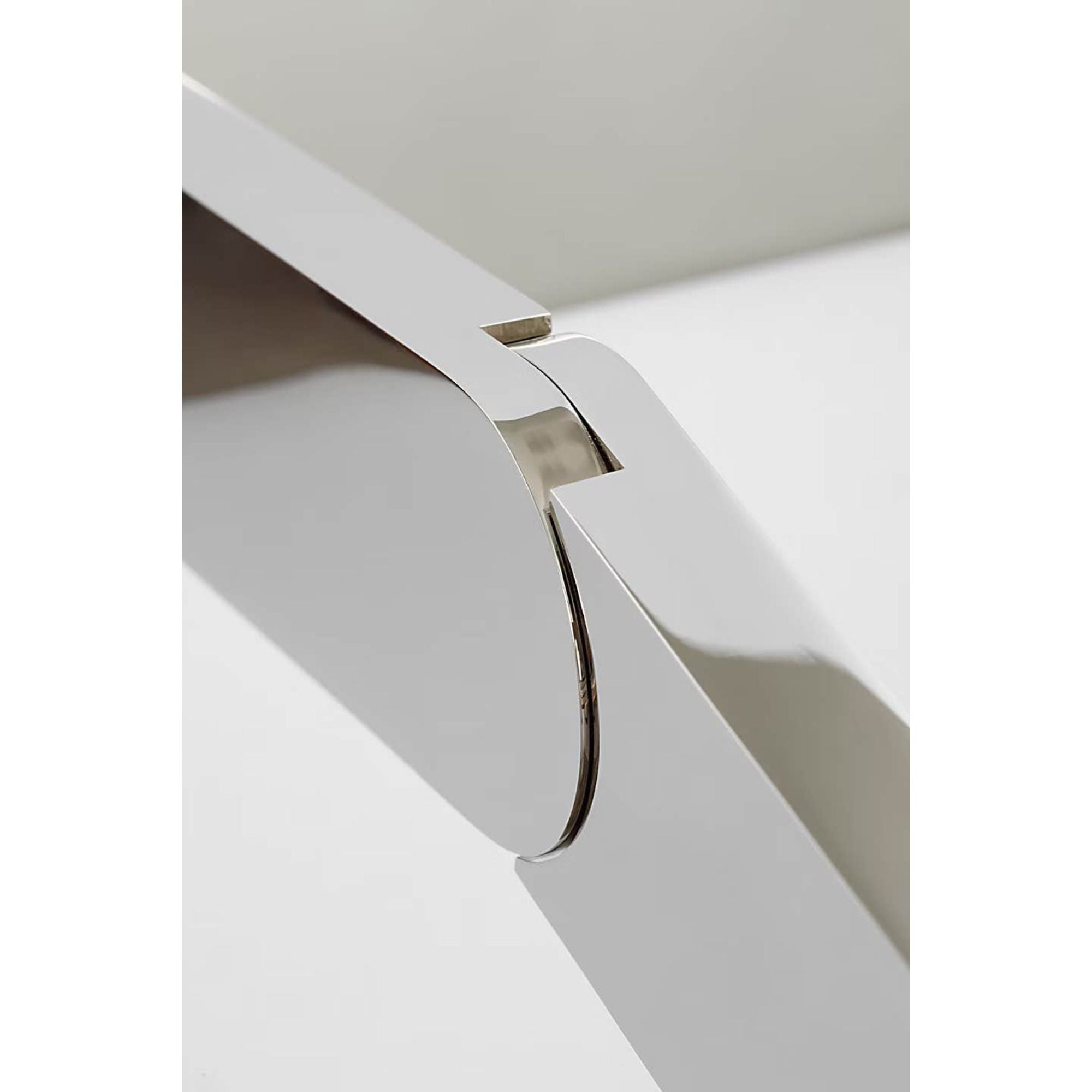 Kelly Wearstler Axis 32" Pivoting Library Light in Polished Nickel W31.5" x H3" - 6.25" x E12.25" - 13.25"