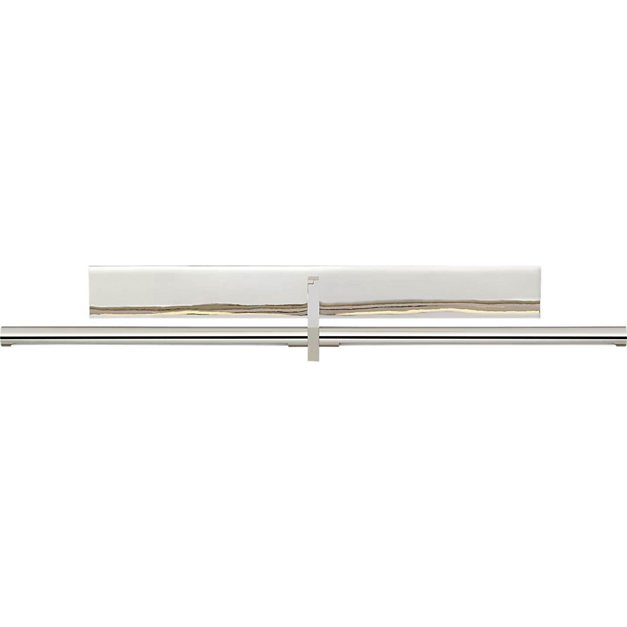Kelly Wearstler Axis 32" Pivoting Library Light in Polished Nickel W31.5" x H3" - 6.25" x E12.25" - 13.25"