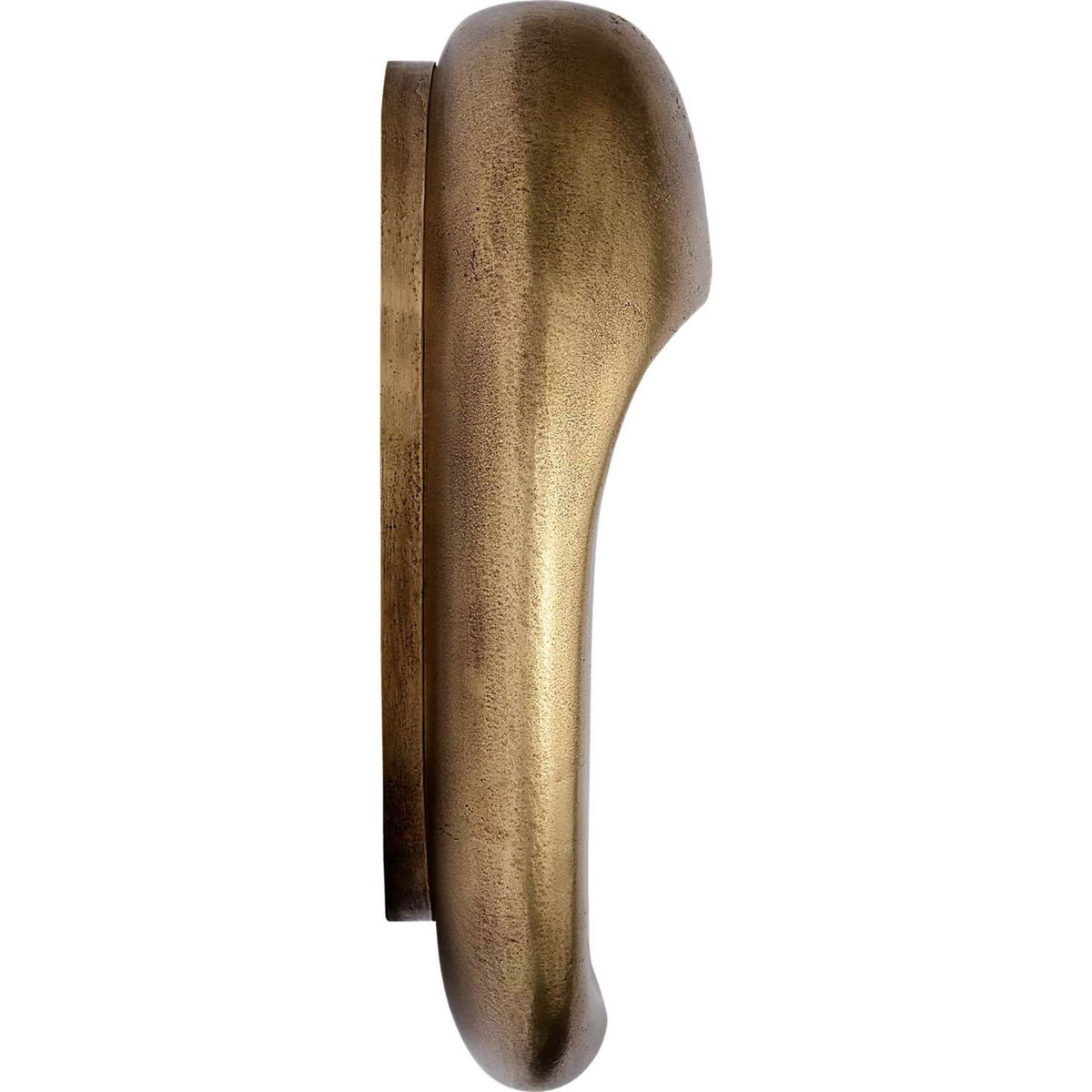 Kelly Wearstler Esculpa 14" Rounded Wall Light in Museum Brass W12" x H14" x E4"