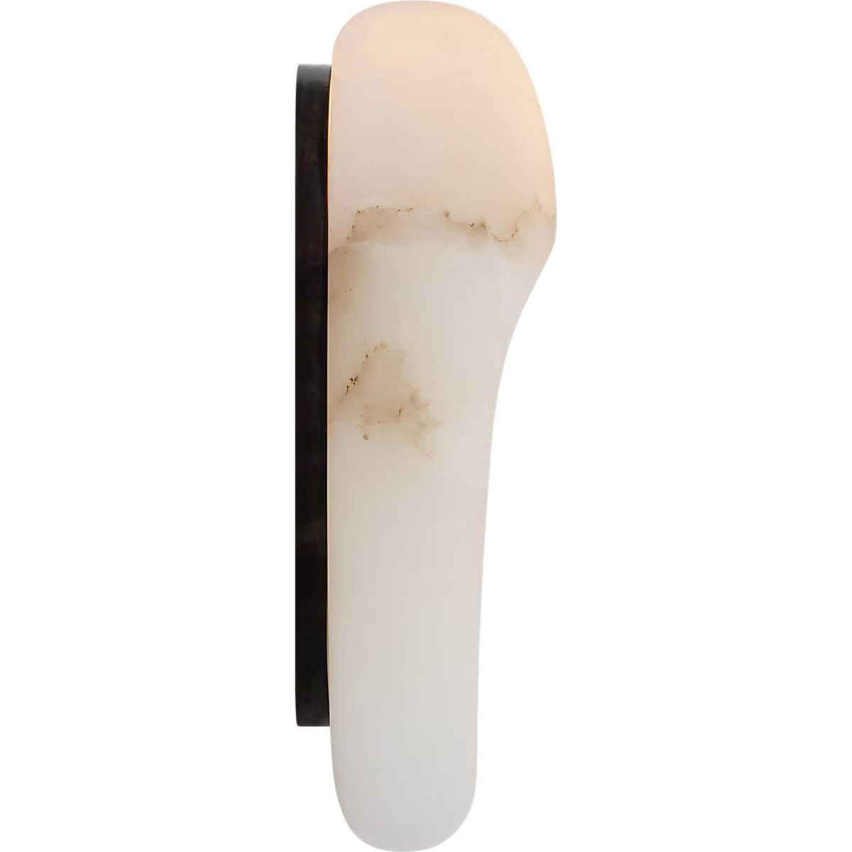 Kelly Wearstler Esculpa 14" Rounded Wall Light in Alabaster and Bronze W12" x H14" x E4"