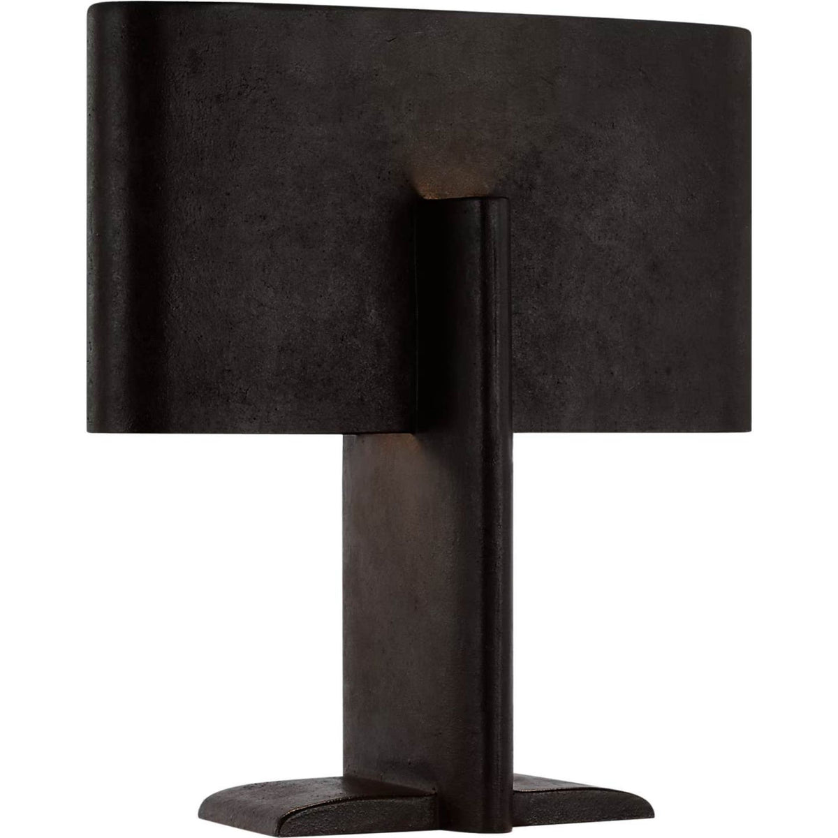 Kelly Wearstler Lotura 17" Intersecting Table Lamp in Museum Black W15" x H16.75"