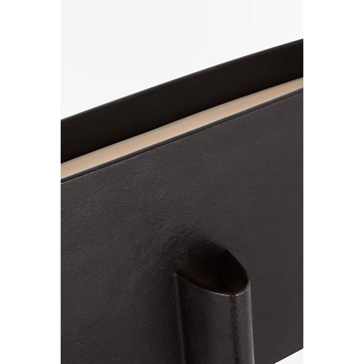 Kelly Wearstler Lotura 17" Intersecting Table Lamp in Museum Black W15" x H16.75"