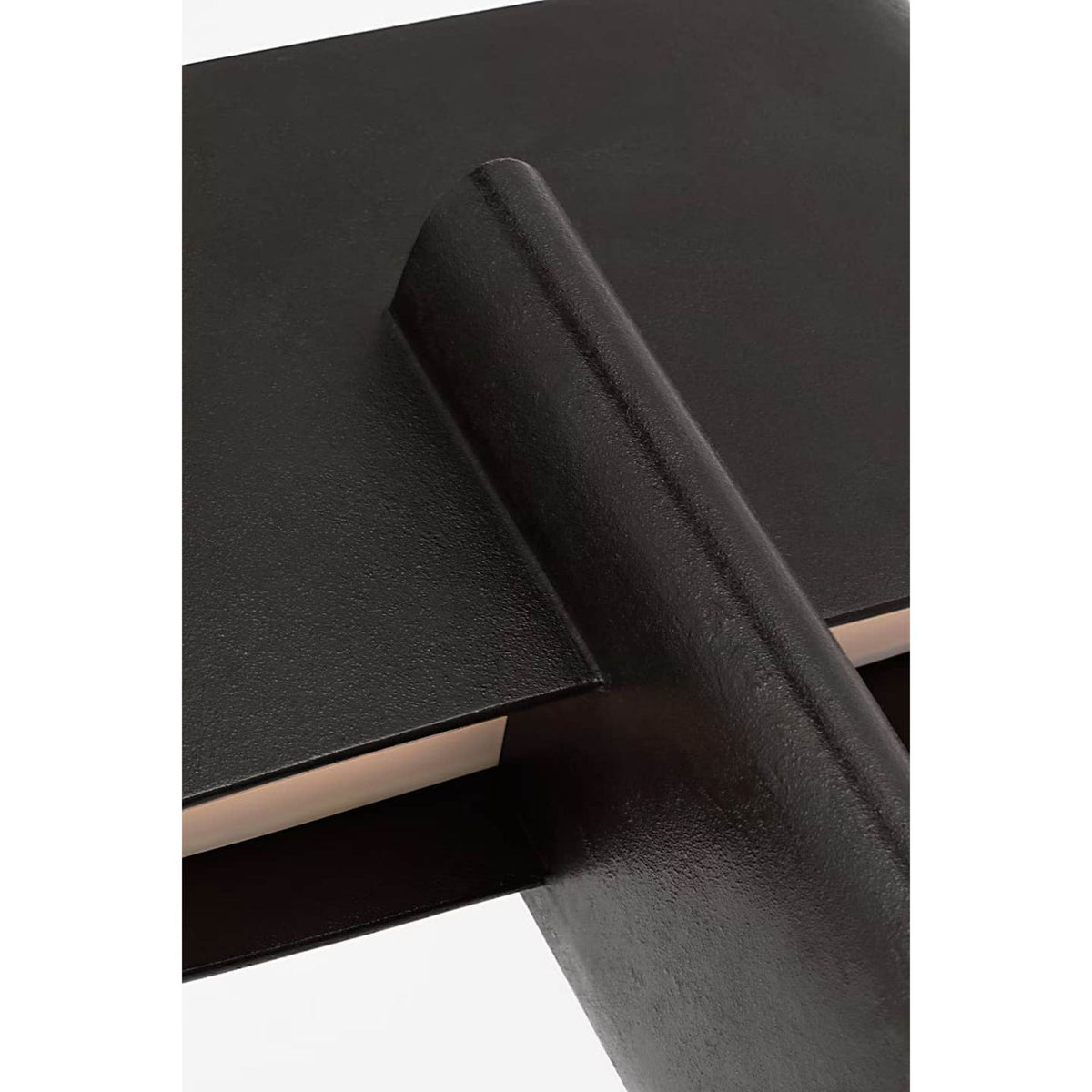 Kelly Wearstler Lotura 17" Intersecting Table Lamp in Museum Black W15" x H16.75"