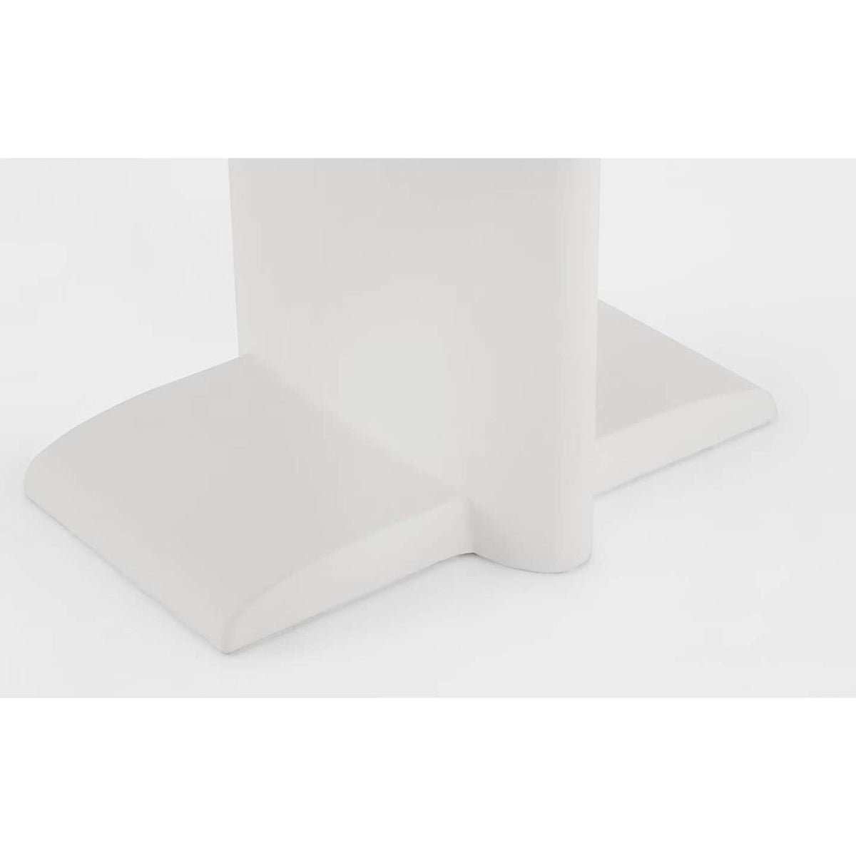 Kelly Wearstler Lotura 17" Intersecting Table Lamp in Museum White W15" x H16.75"
