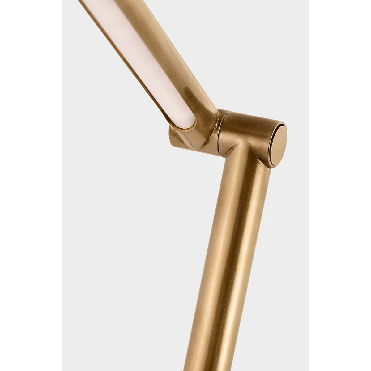 Kelly Wearstler Cona Desk Lamp in Antique-Burnished Brass W8" x H18.5" - 33.75" x E8" - 16.25"