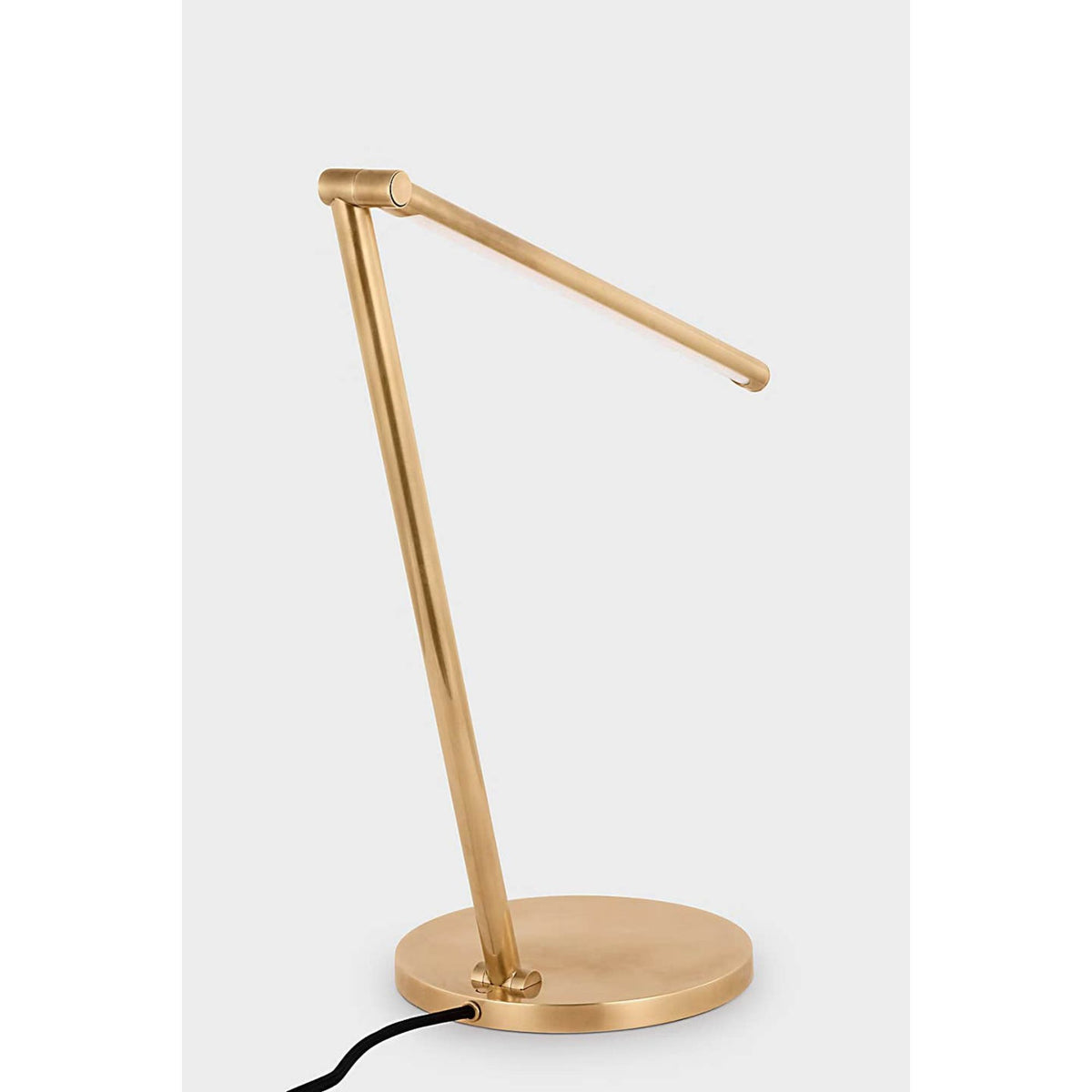 Kelly Wearstler Cona Desk Lamp in Antique-Burnished Brass W8" x H18.5" - 33.75" x E8" - 16.25"