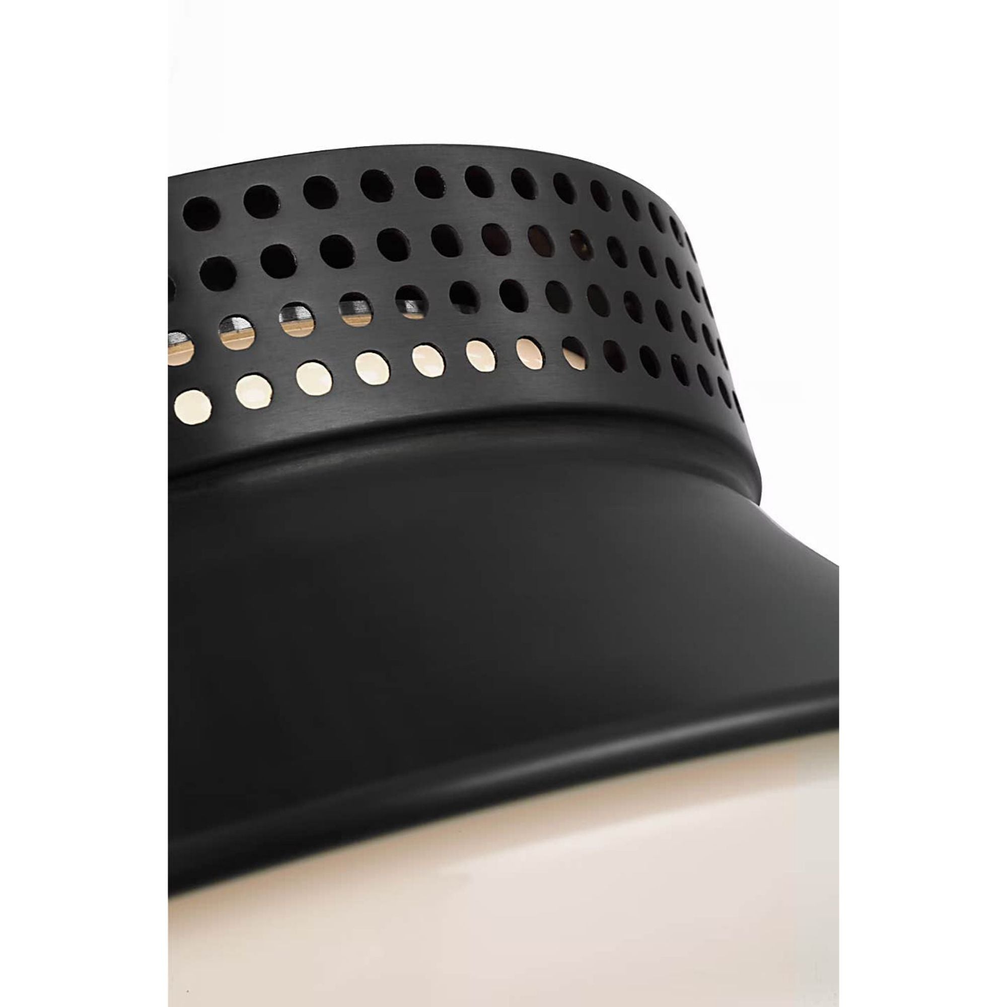 Kelly Wearstler Precision 9" Downlight Flush Mount in Bronze with White Glass W8.5" x H4.5"