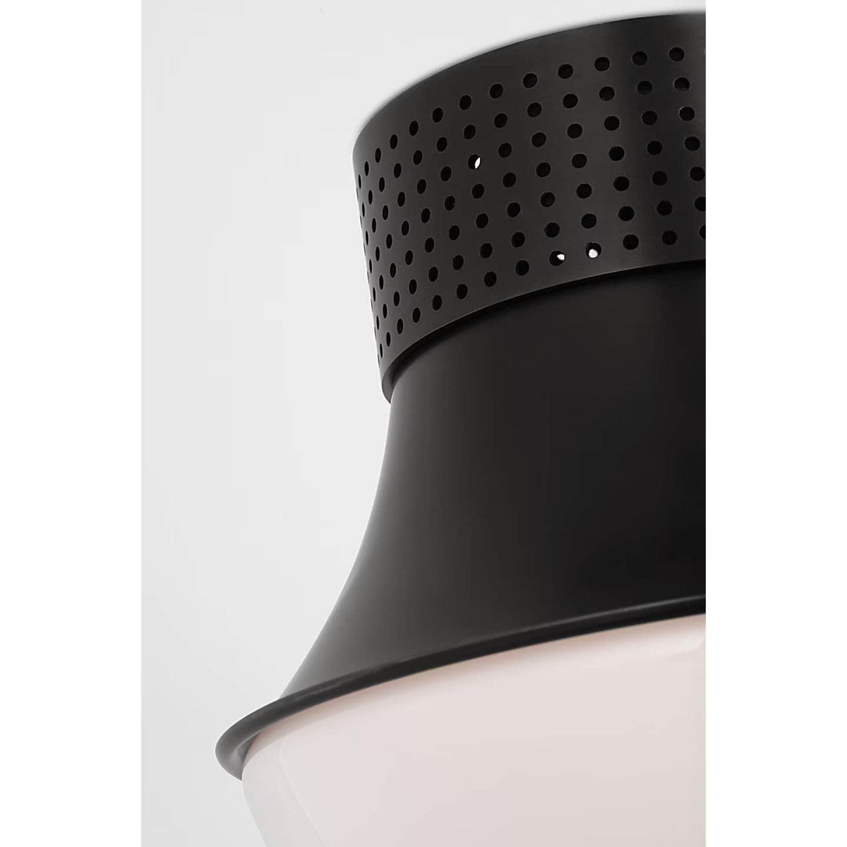 Kelly Wearstler Precision 9" Flush Mount in Bronze with White Glass W8.75" x H9"