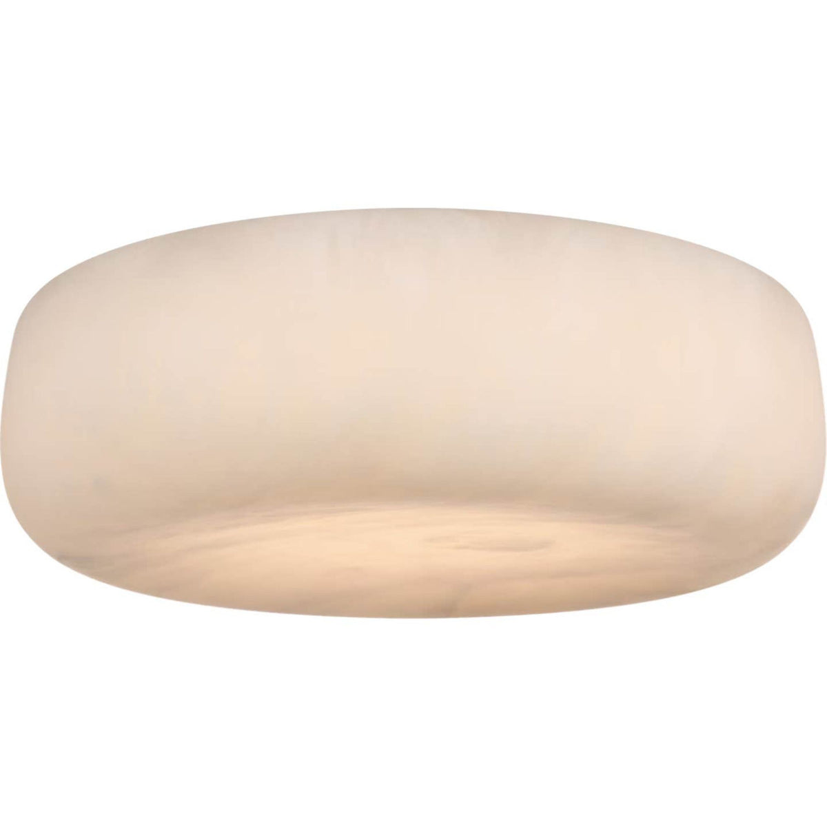 Kelly Wearstler Formosa 17" Flush Mount in Alabaster and Bronze W17" x H5.75"
