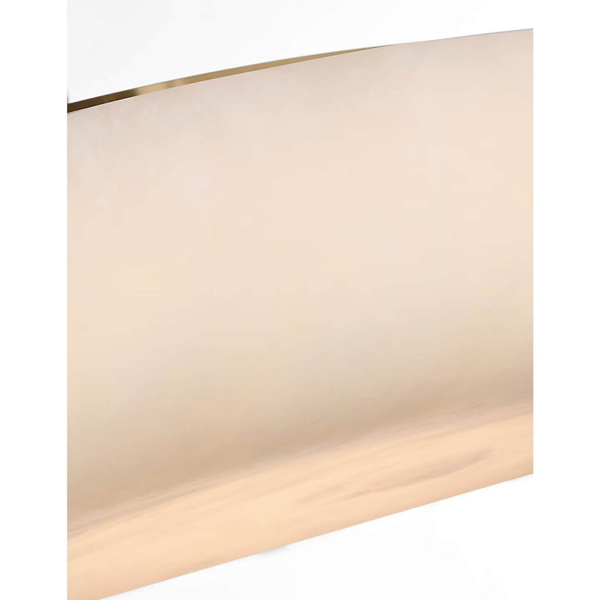 Kelly Wearstler Formosa 22" Flush Mount in Alabaster and Antique-Burnished Brass W22" x H4.25"