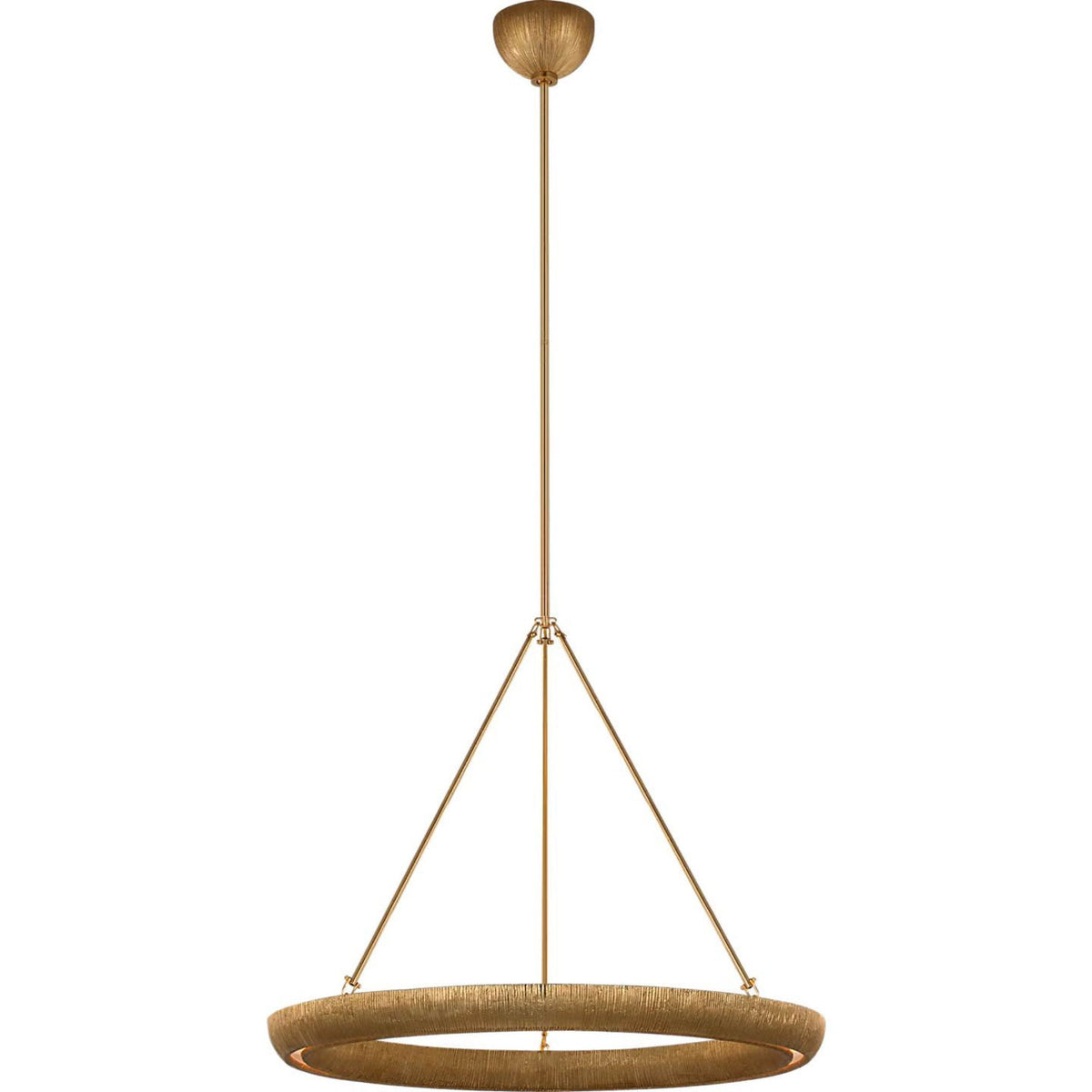 Kelly Wearstler Utopia 30" Ring Chandelier in Gild W30"