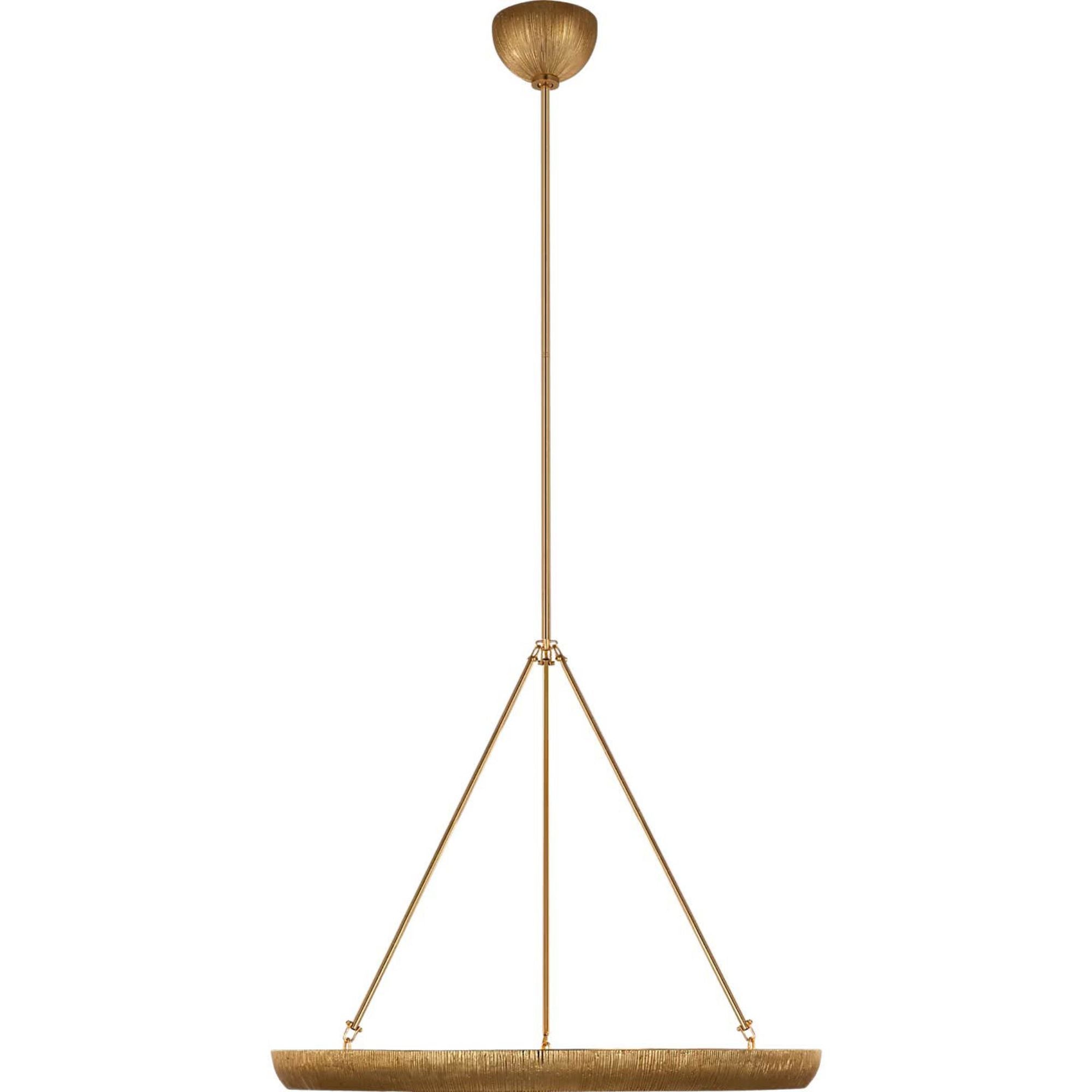 Kelly Wearstler Utopia 30" Ring Chandelier in Gild W30"
