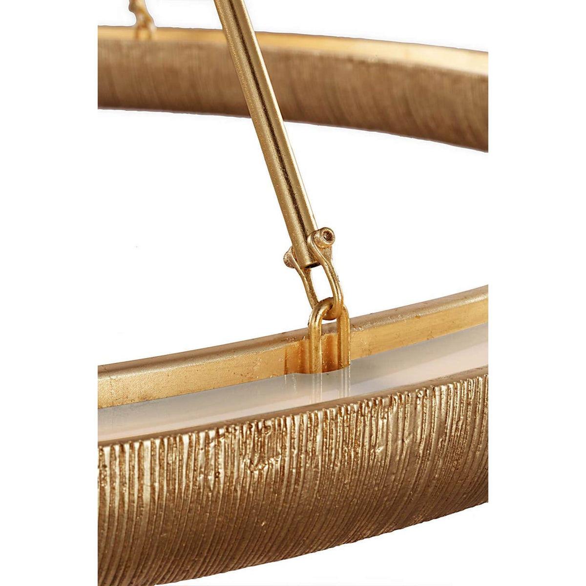 Kelly Wearstler Utopia 42" Ring Chandelier in Gild W42"