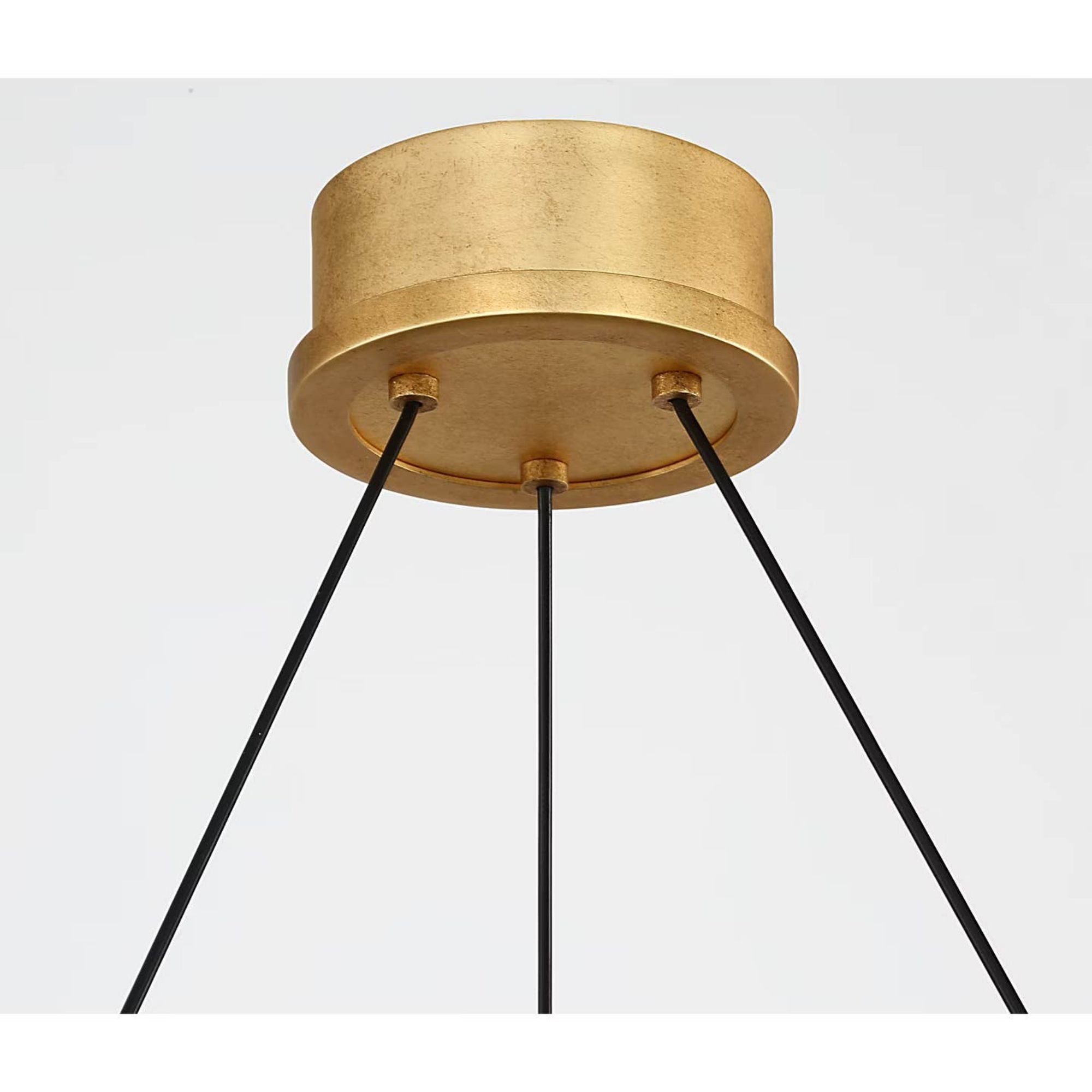 Kelly Wearstler Differo 40" Layered Ring Chandelier in Gild W40"
