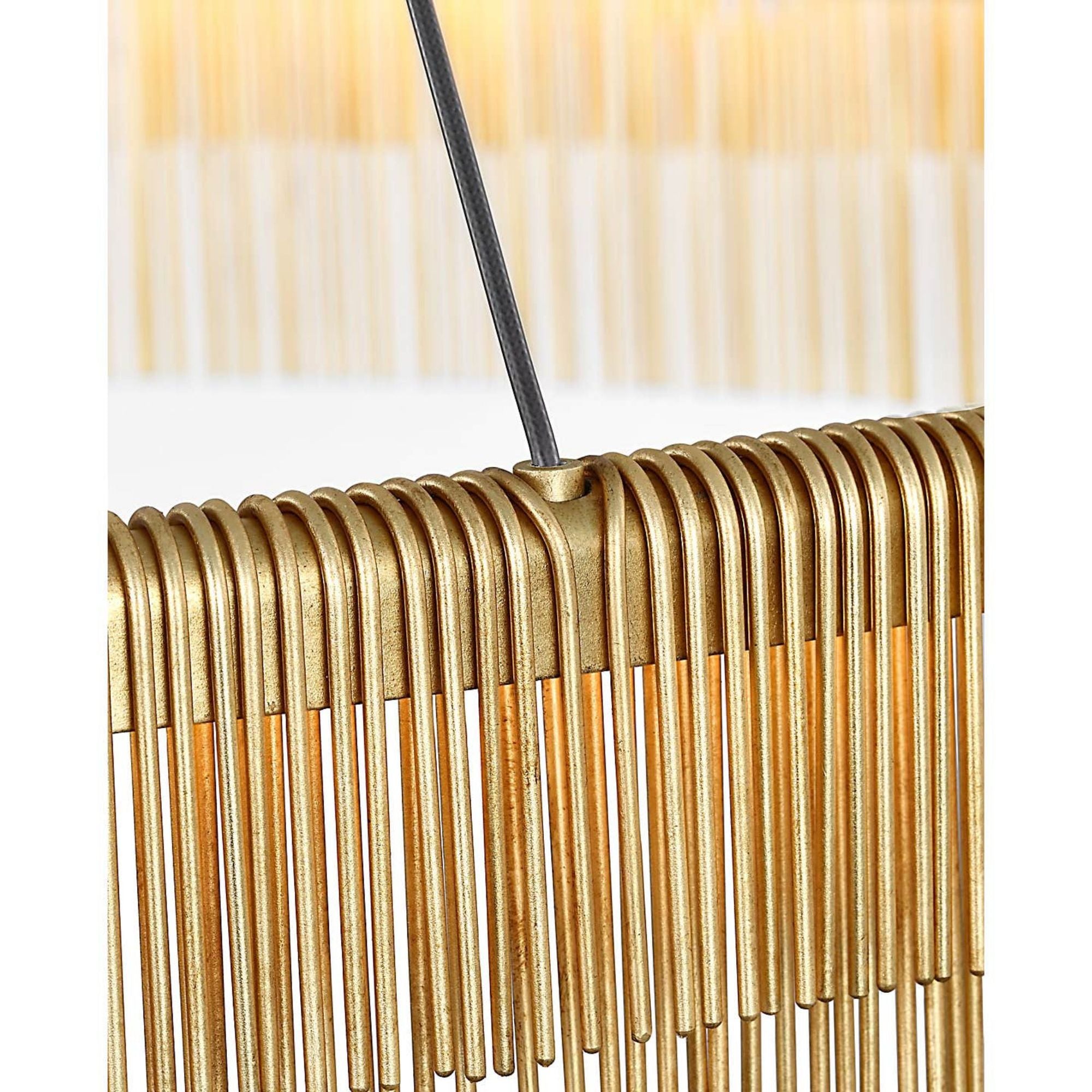 Kelly Wearstler Differo 50" Layered Ring Chandelier in Gild W50"