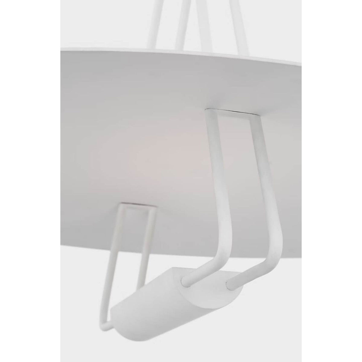 Kelly Wearstler Teline 30" Round Chandelier in Matte White W30"