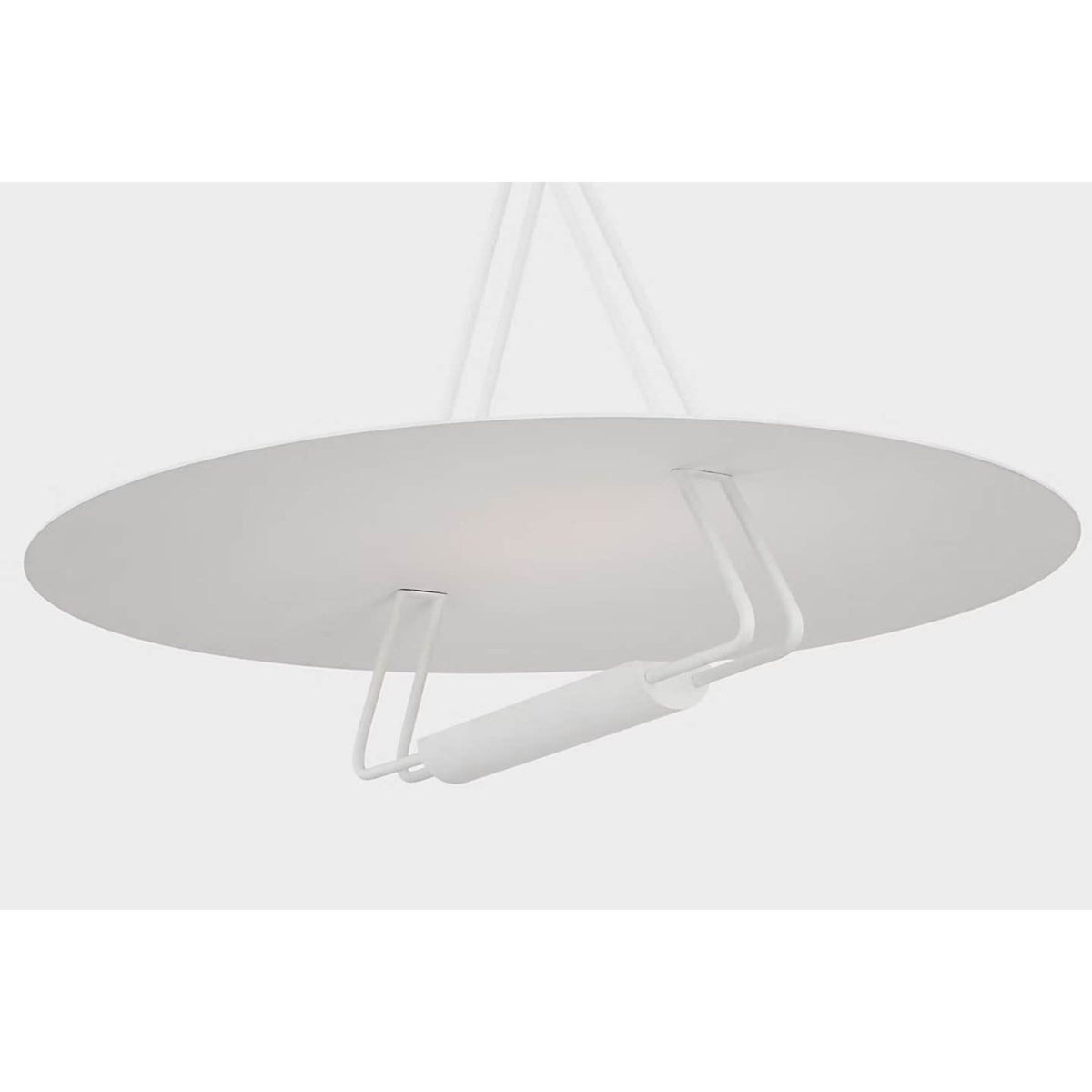 Kelly Wearstler Teline 30" Round Chandelier in Matte White W30"