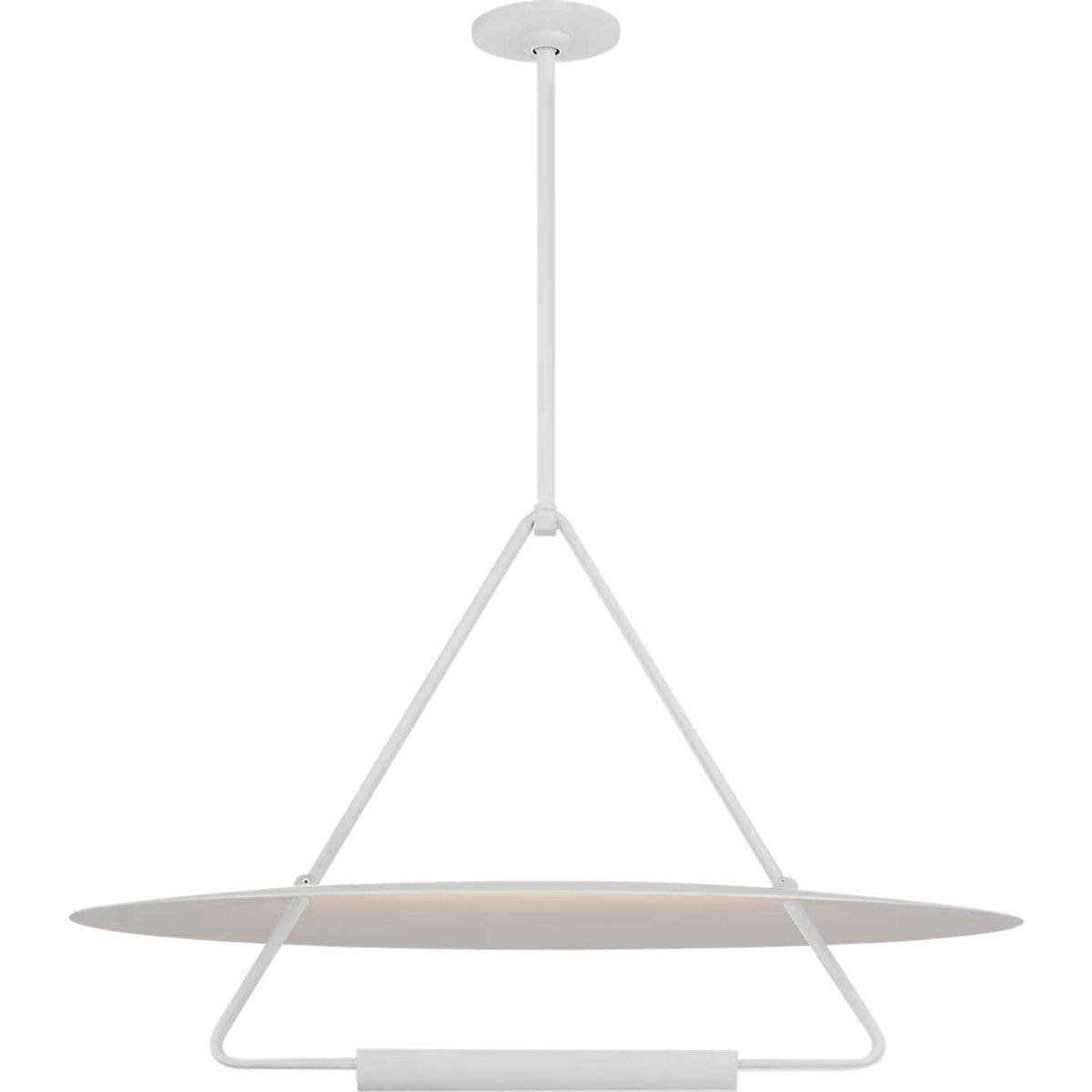 Kelly Wearstler Teline 30" Round Chandelier in Matte White W30"