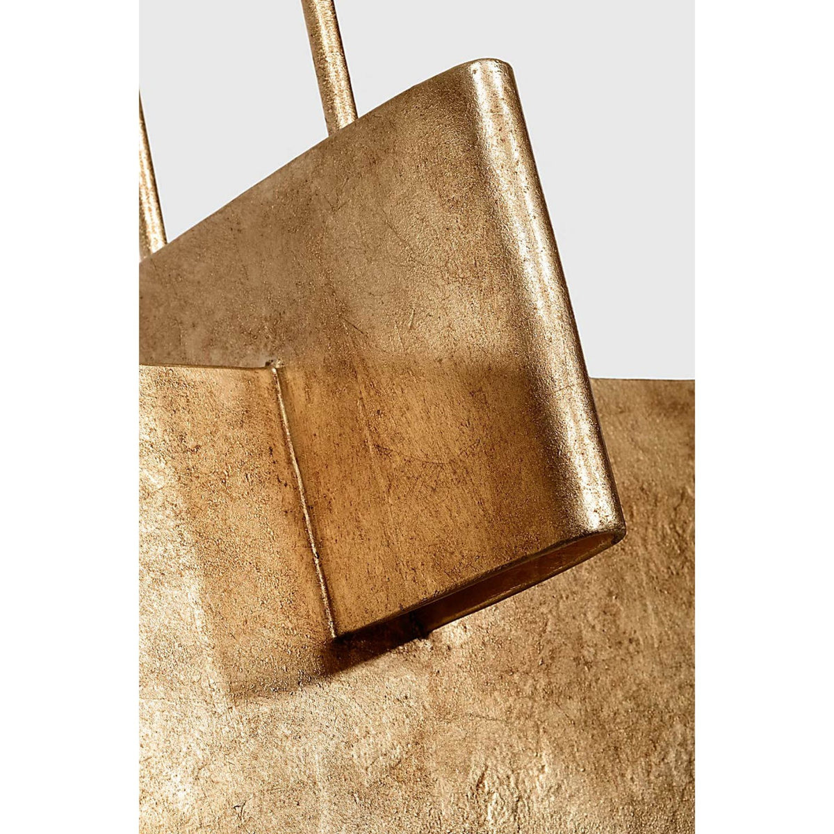Kelly Wearstler Lotura 48" Intersecting Linear Pendant in Museum Gild W13.75" x 48"