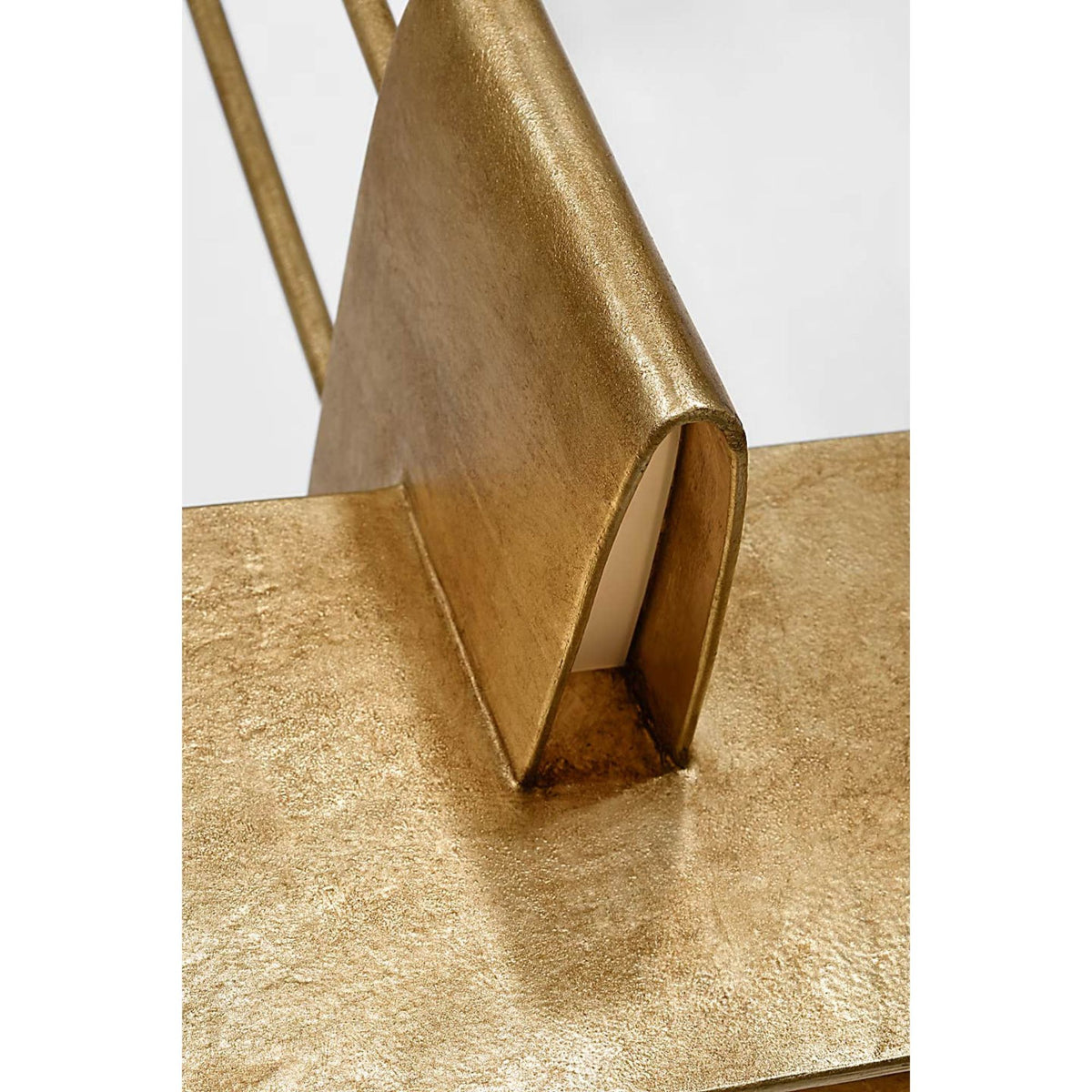 Kelly Wearstler Lotura 48" Intersecting Linear Pendant in Museum Gild W13.75" x 48"