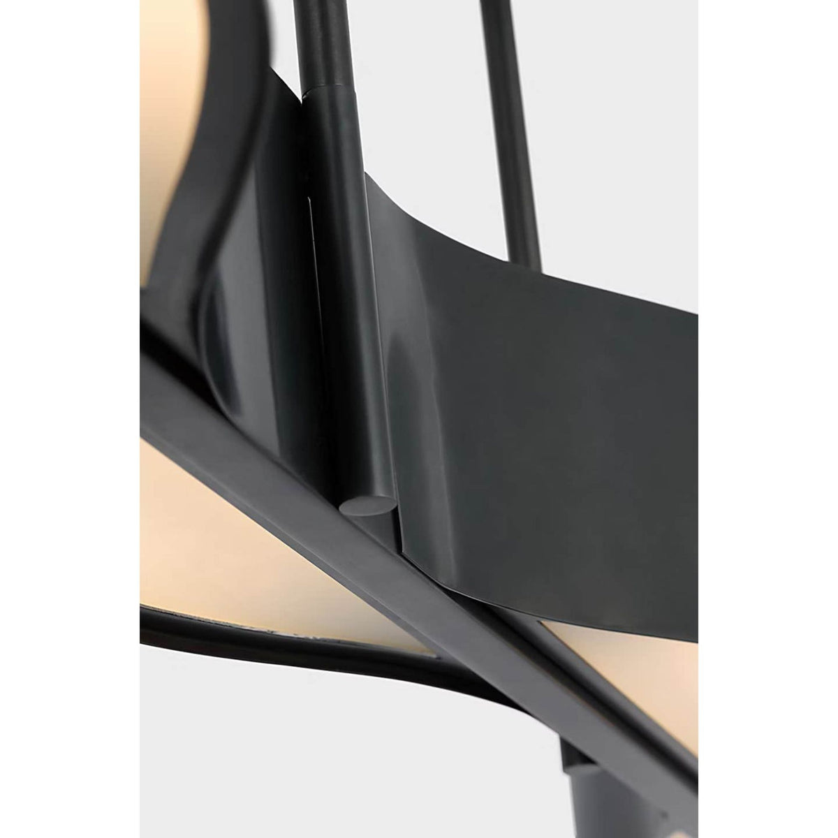 Kelly Wearstler Avant 60" Linear Pendant in Bronze with Frosted Glass W6.75" x 60"