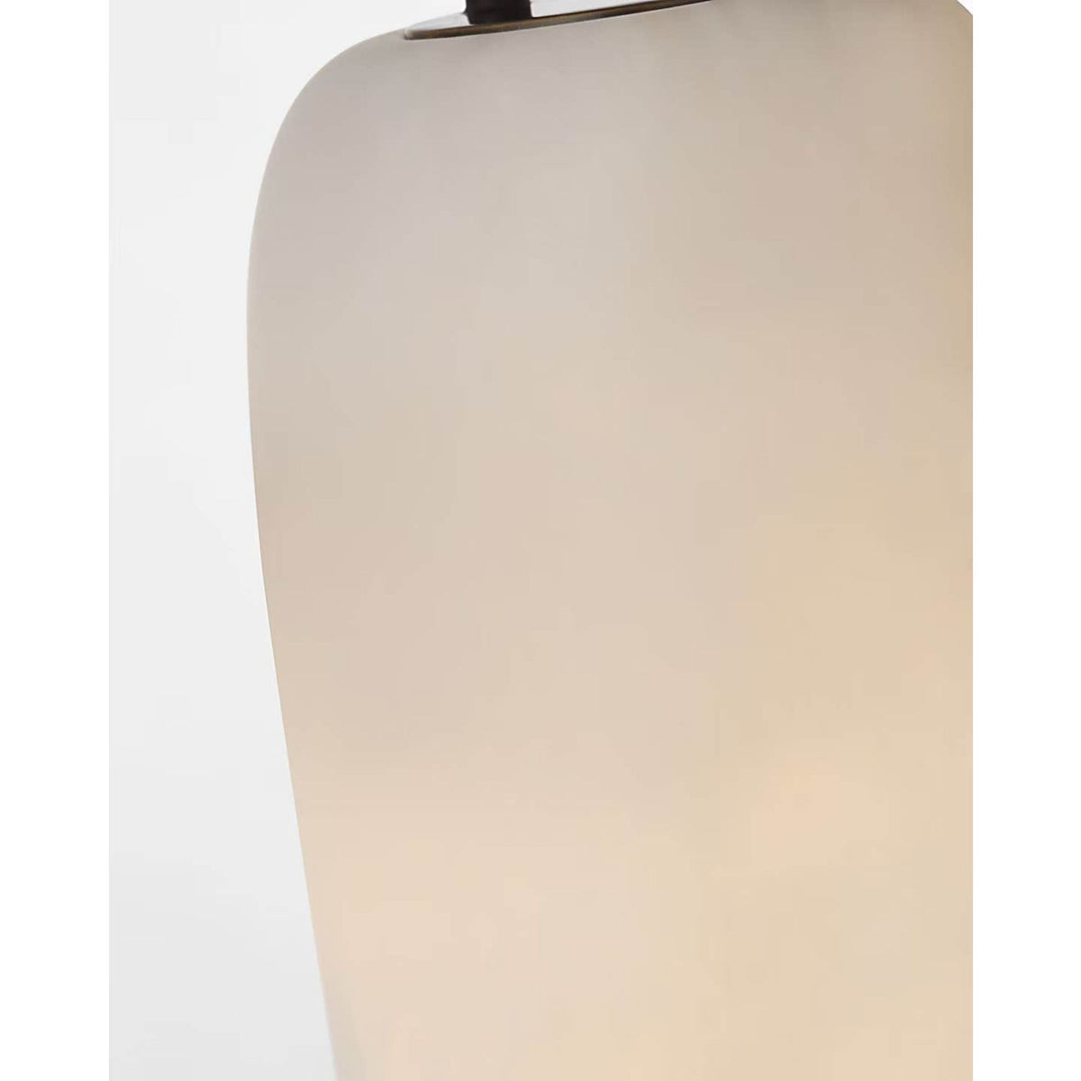 Kelly Wearstler Formosa 11" Single Pendant in Bronze with Alabaster W3.25"