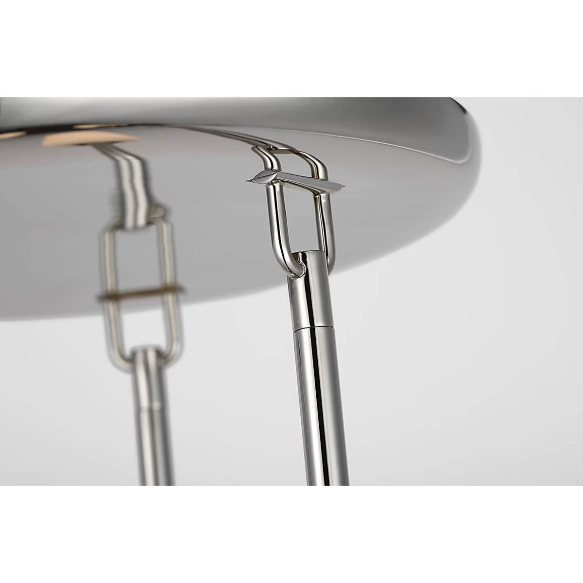Kelly Wearstler Formosa 3-Light Pendant in Polished Nickel with Alabaster W10.5" x H37.25"