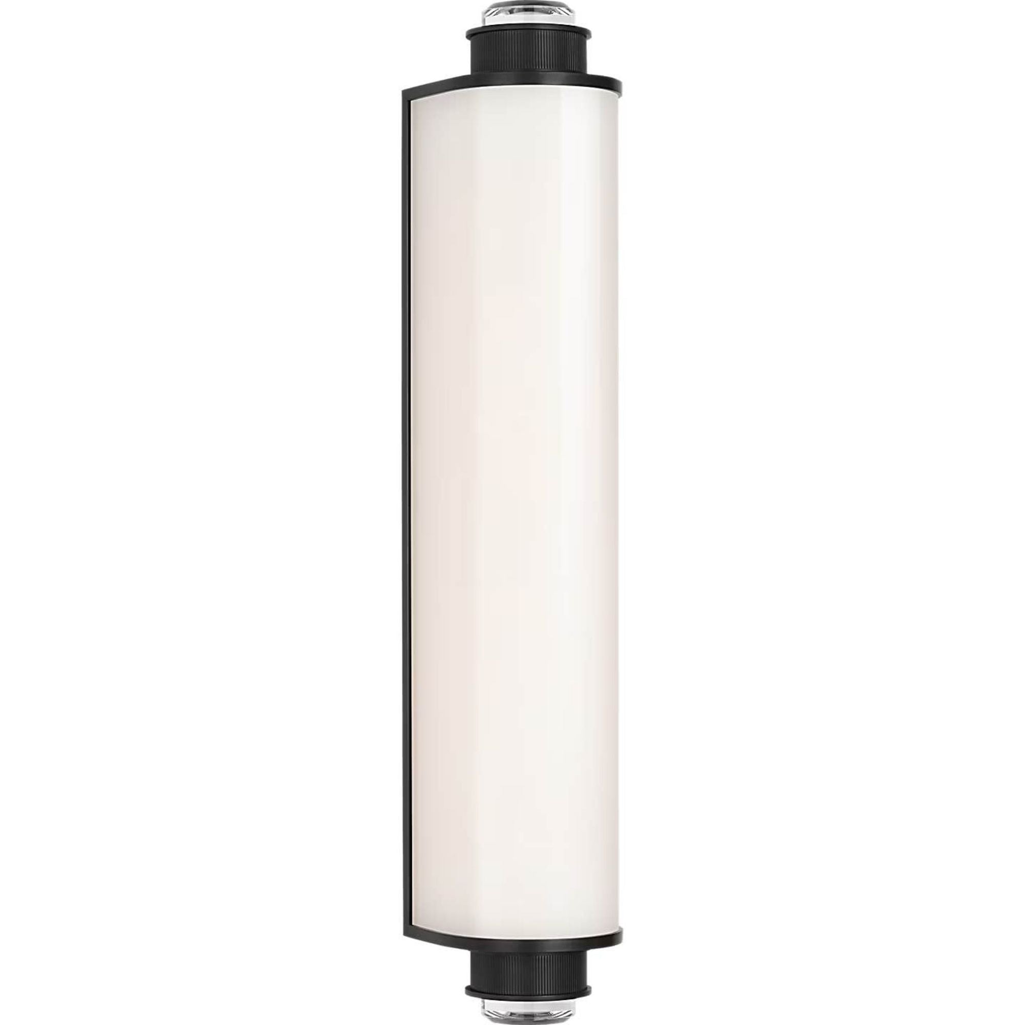Marie Flanigan Percy 21" Linear Bath Sconce in Bronze with White Glass W3.75" x H20.5" x E4"