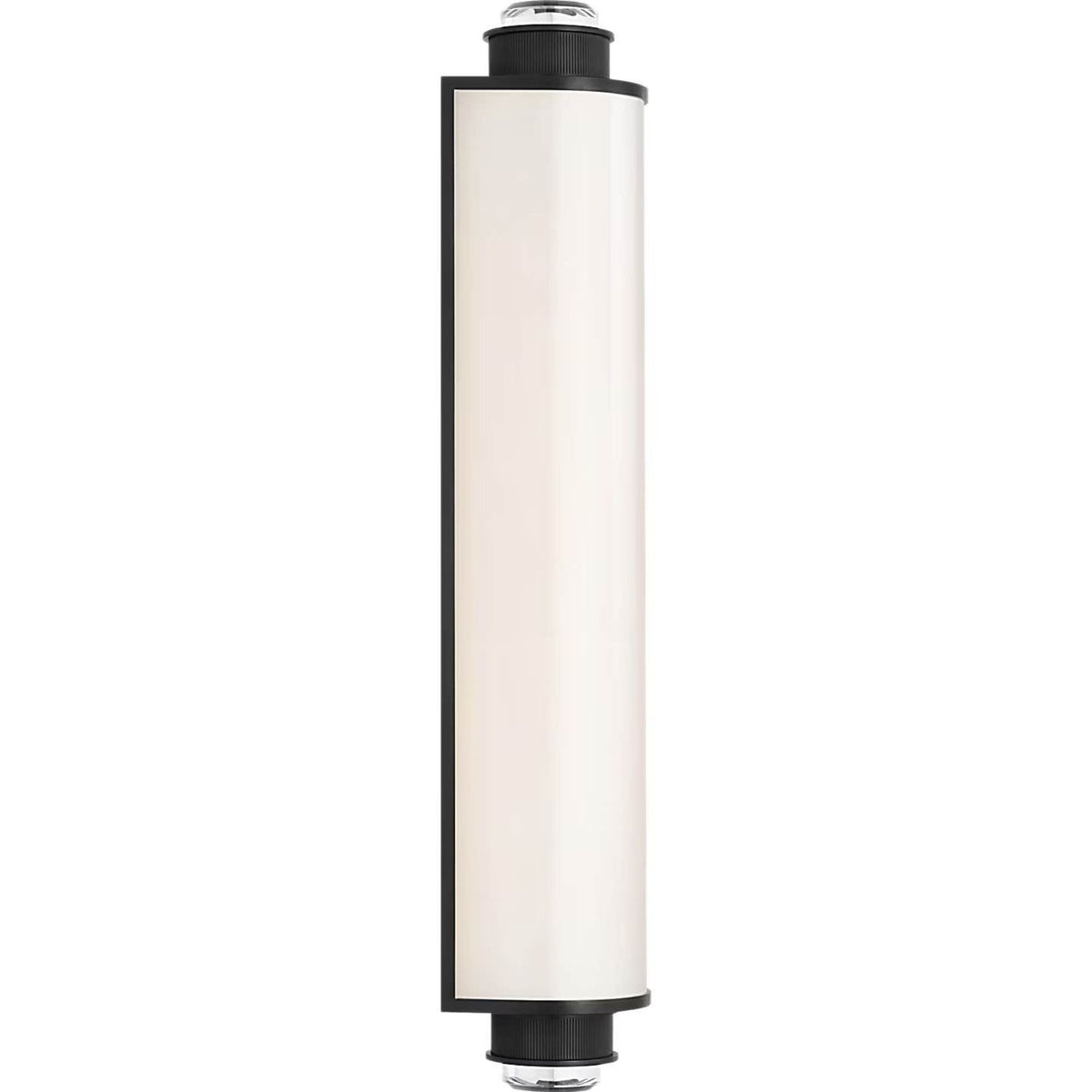 Marie Flanigan Percy 21" Linear Bath Sconce in Bronze with White Glass W3.75" x H20.5" x E4"