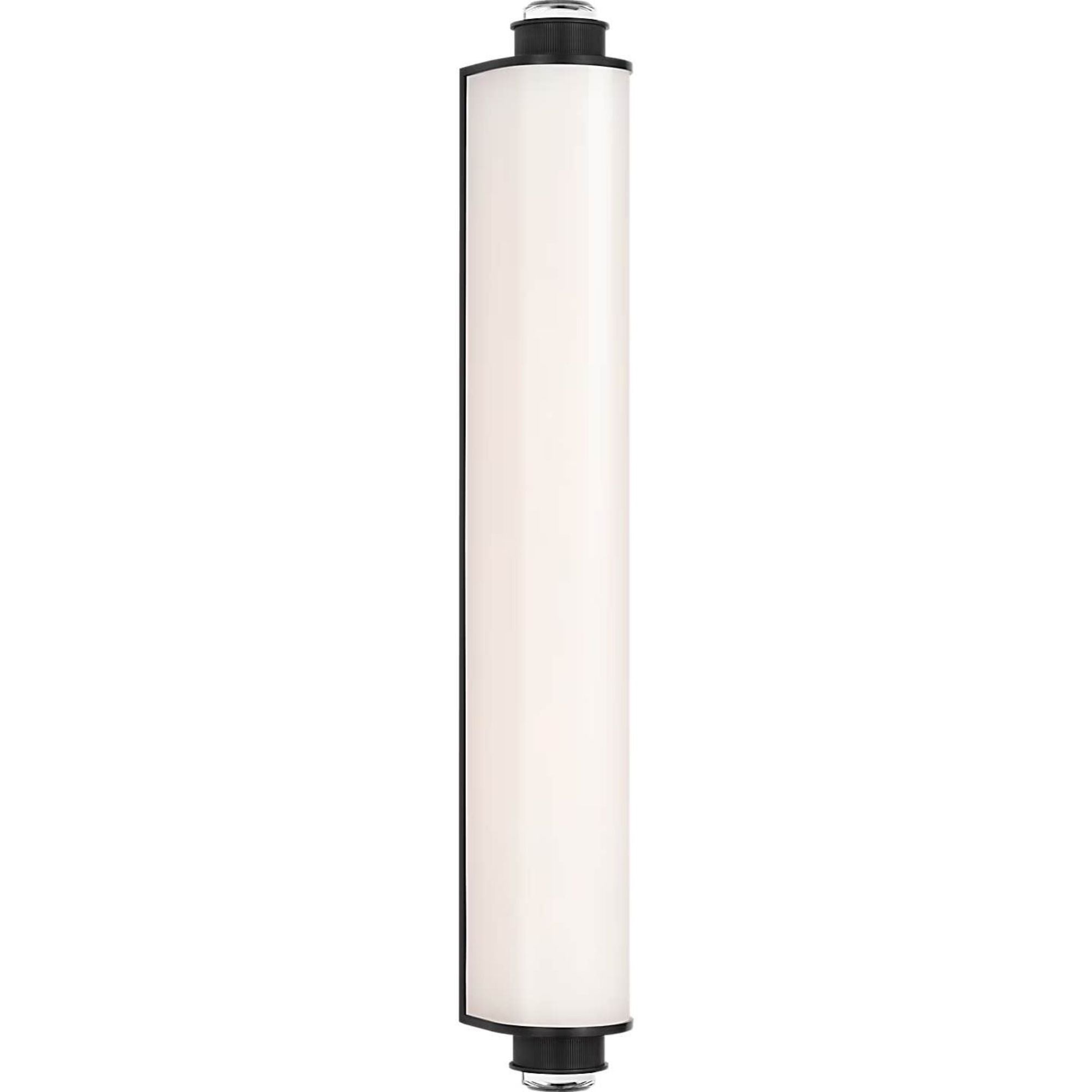 Marie Flanigan Percy 29" Linear Bath Sconce in Bronze with White Glass W3.75" x H28.5" x E4"