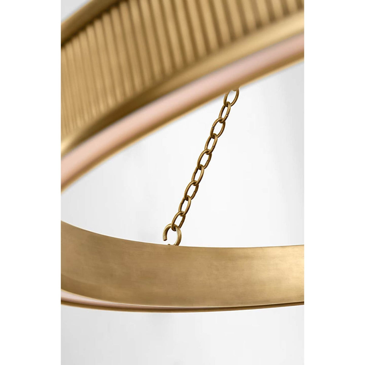 Marie Flanigan Menil 40" Ring Chandelier in Soft Brass W40" x H24.75"
