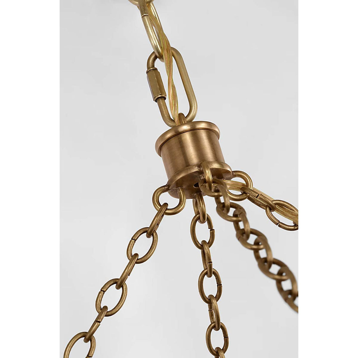 Marie Flanigan Menil 40" Ring Chandelier in Soft Brass W40" x H24.75"
