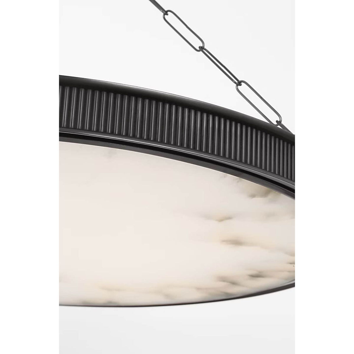 Marie Flanigan Matthew 30" Chandelier in Bronze with Alabaster W30" x H19.25"
